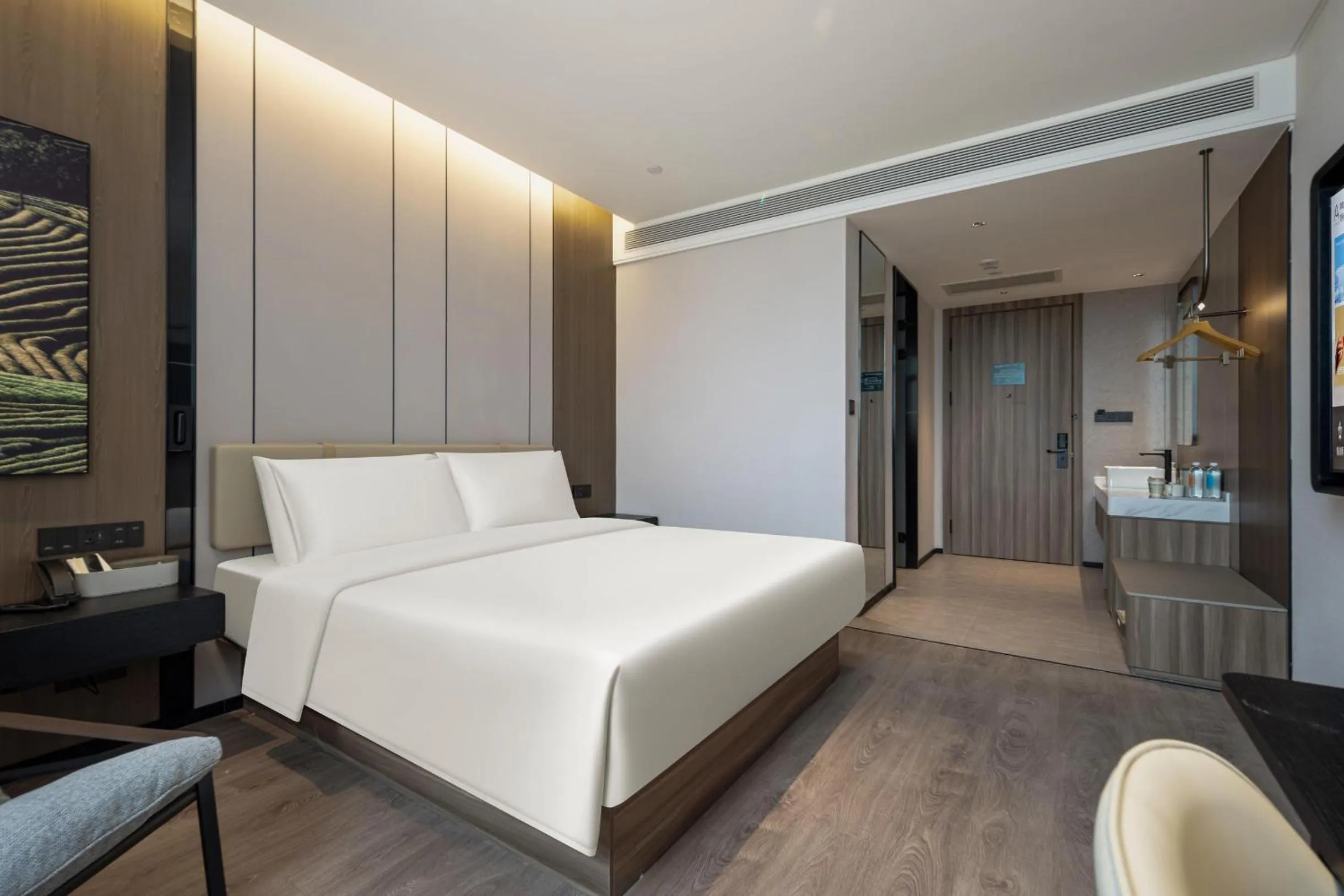 Bed in Atour Hotel Anji Longshan