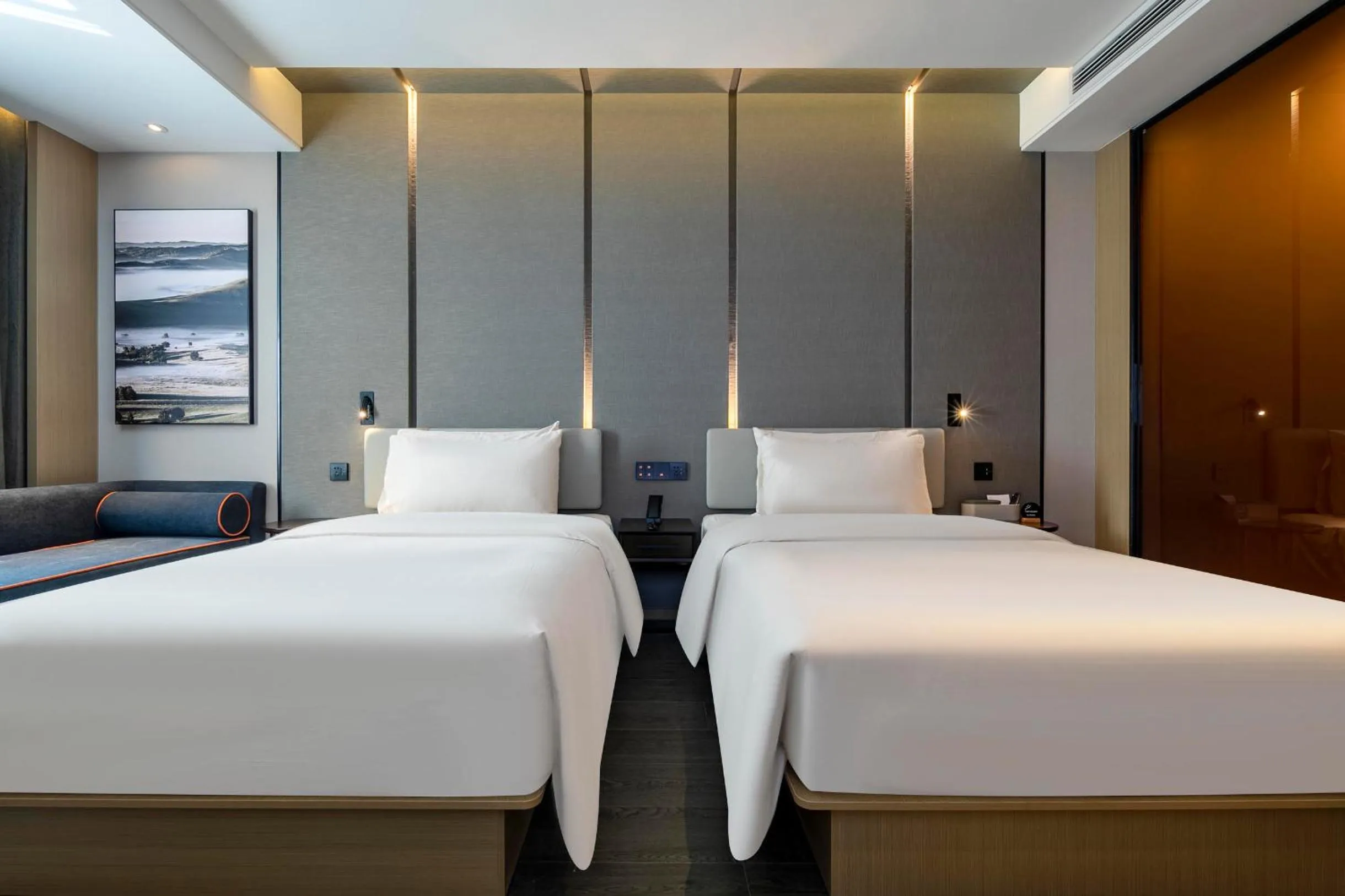 Bed in Atour Hotel Shaoxing Heqiao