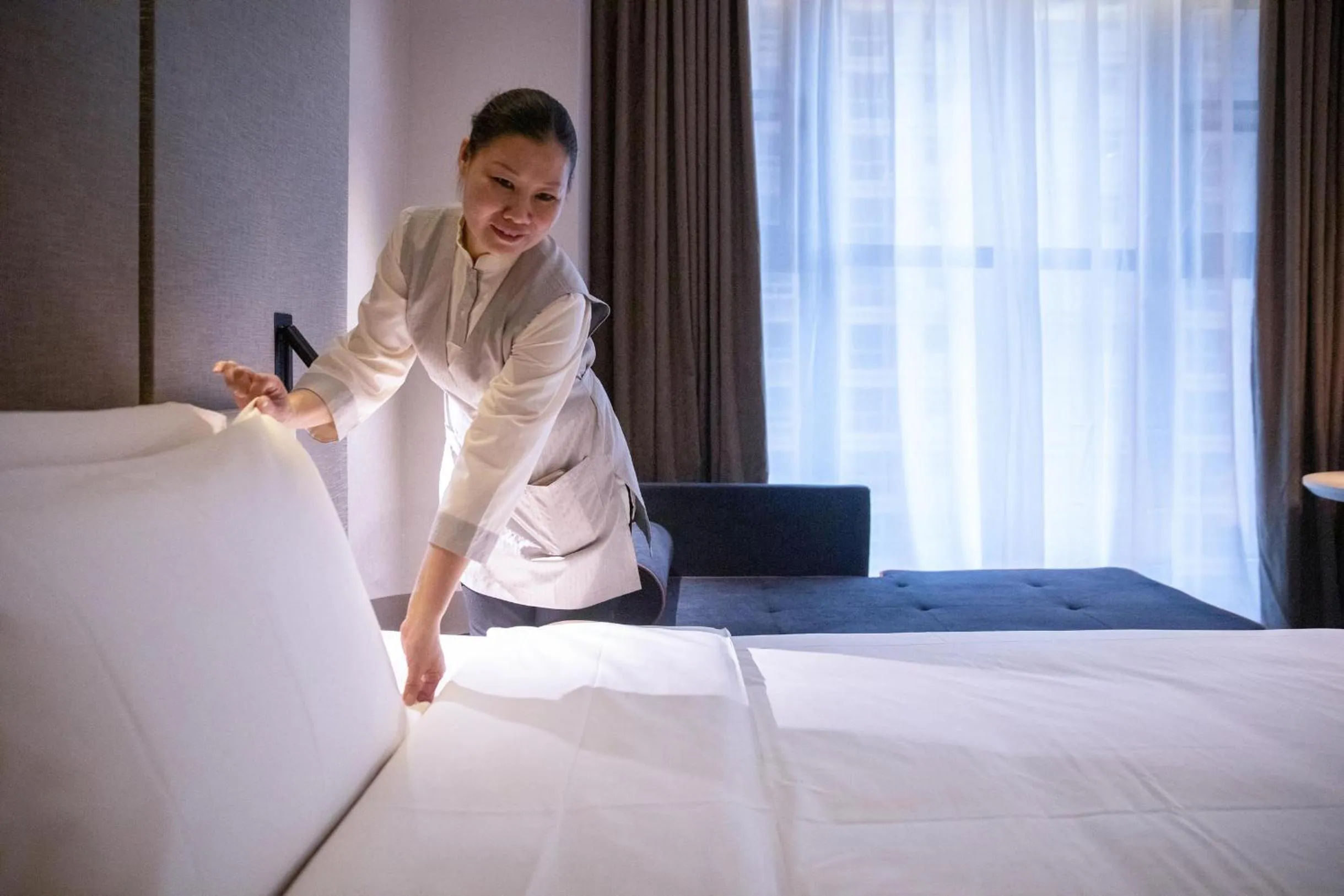 Bed in Atour Hotel Yichun Administrative Center