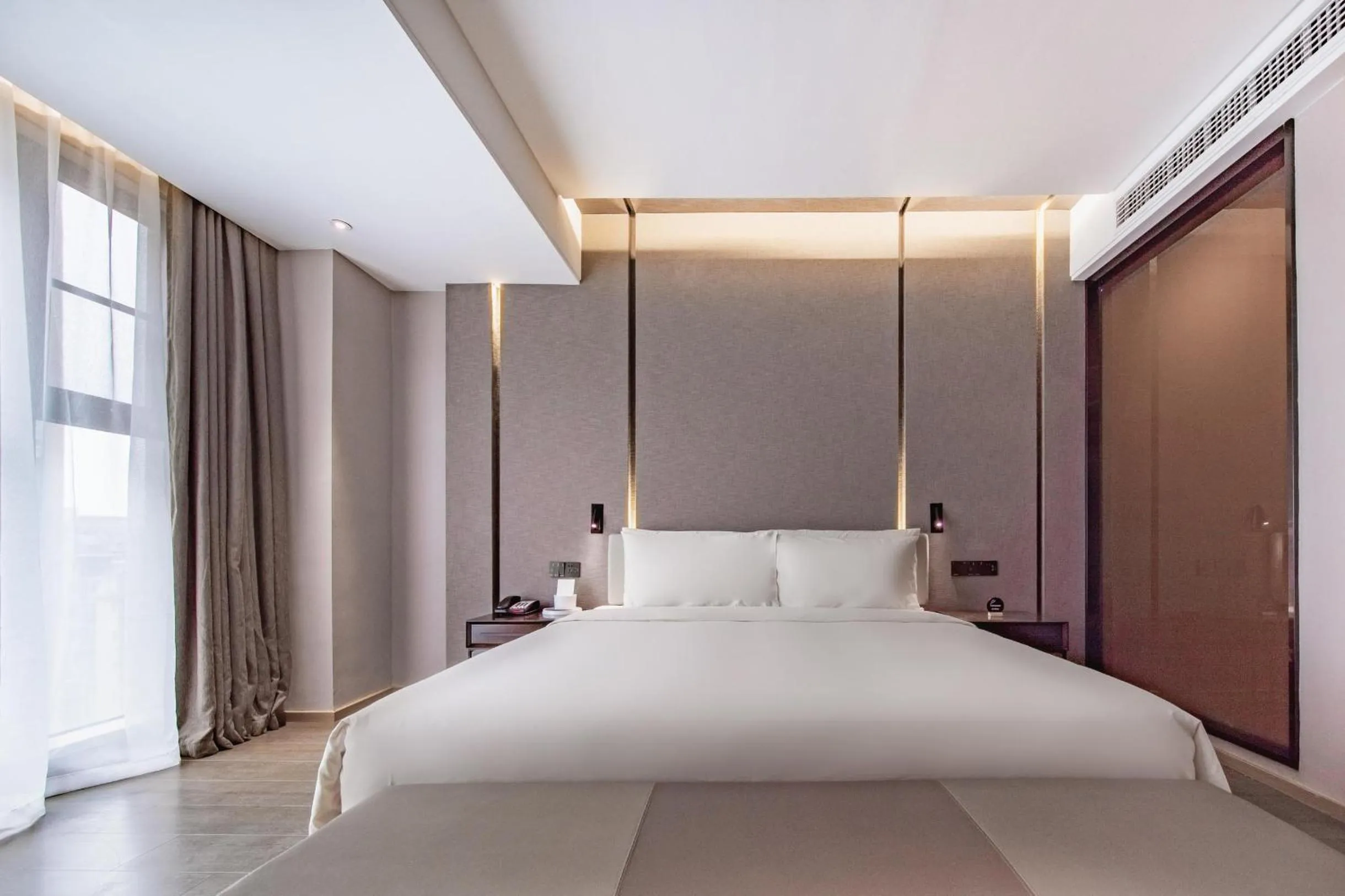 Bed in Atour Hotel Yichun Administrative Center