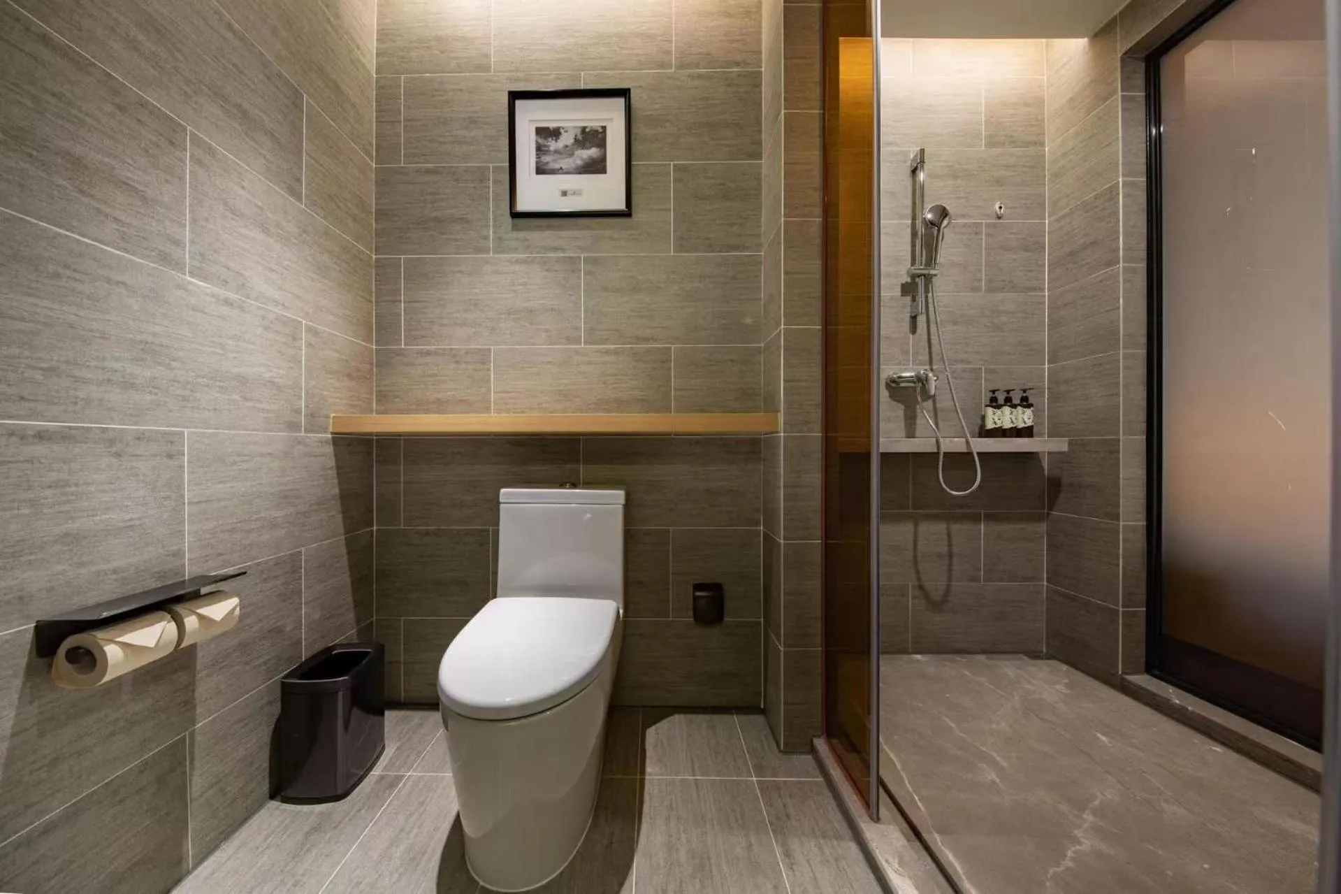 Toilet in Atour Hotel Shenzhen Fuhai International Convention and Exhibition Center