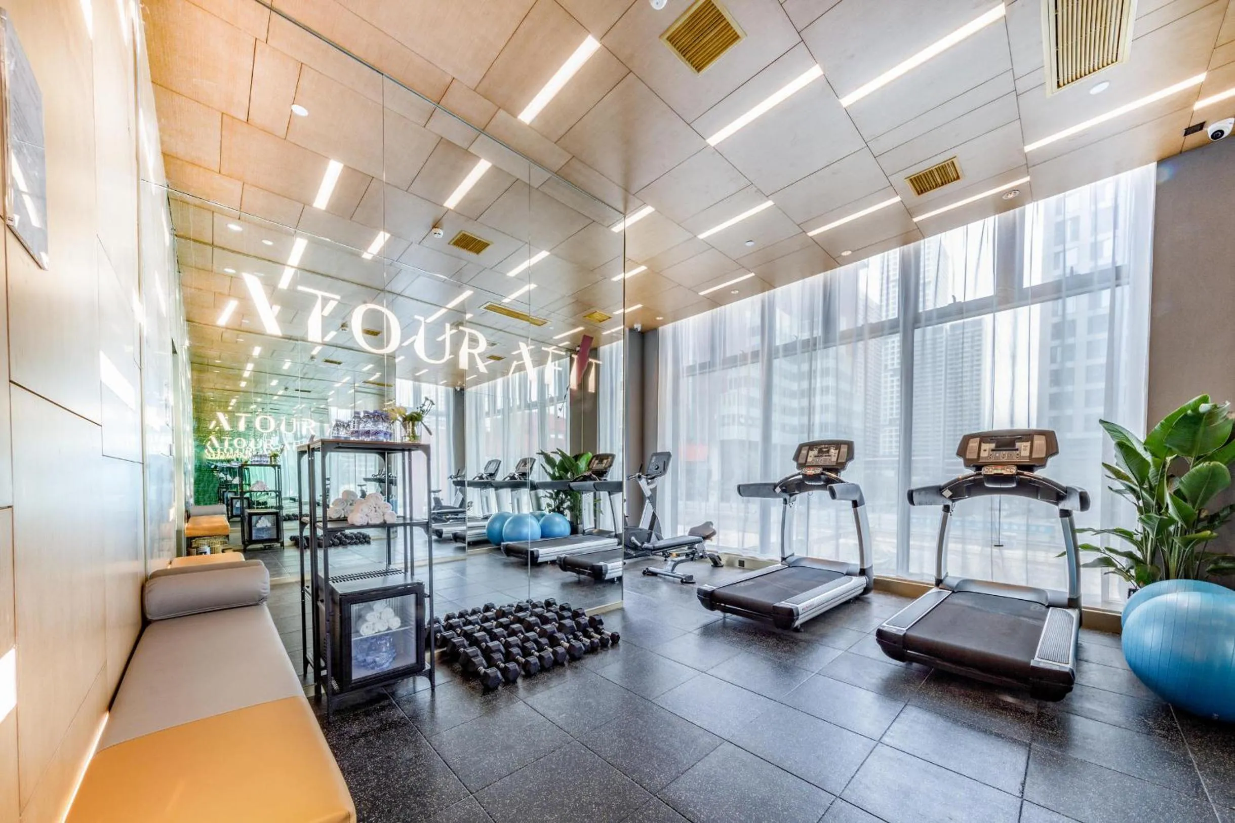 Fitness centre/facilities in Atour Hotel Shenzhen Nanshan Vanke Yuncheng