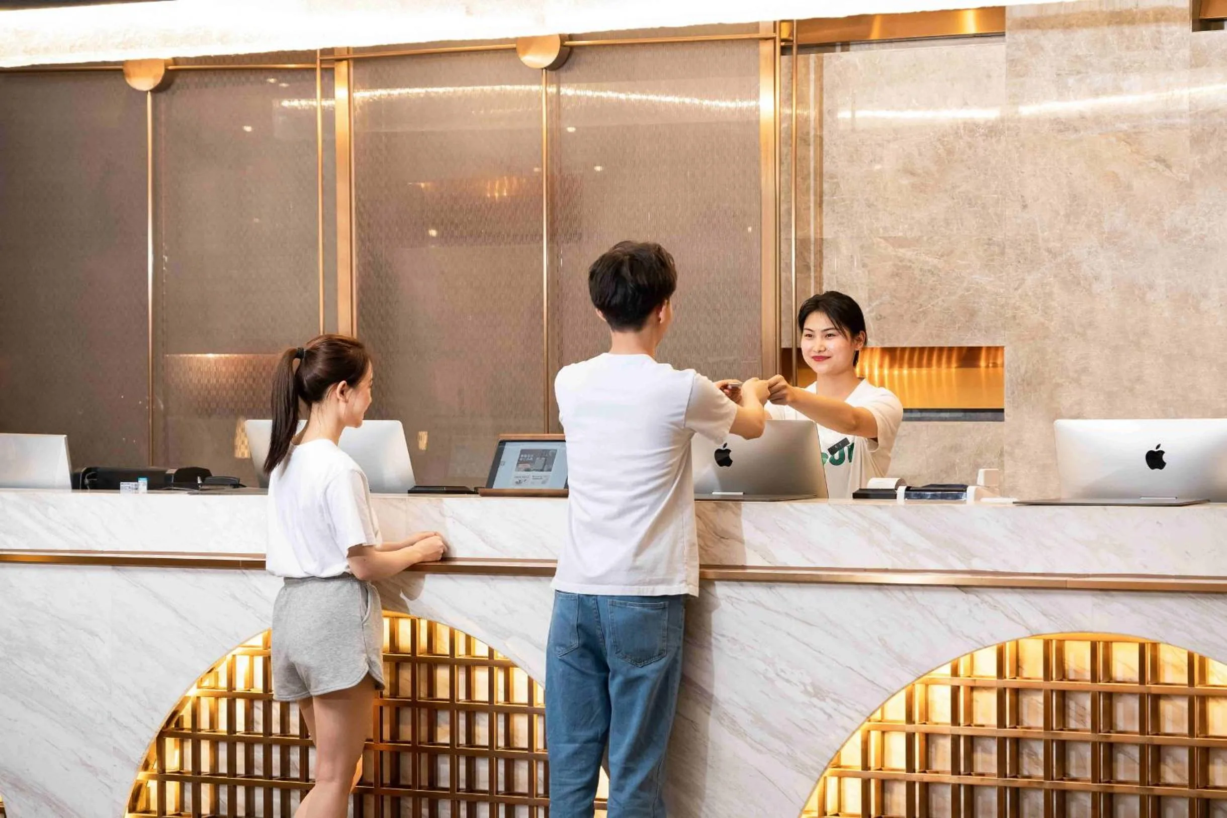 Lobby or reception in Atour Hotel Chongqing Guanyinqiao Flower Garden