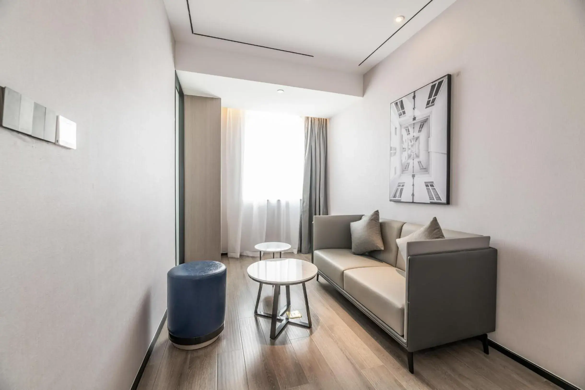 Living room in Atour X Hotel Chengdu Shuangnan Wuhou Avenue Station Living room in Atour X Hotel Chengdu Shuangnan Wuhou Avenue Station