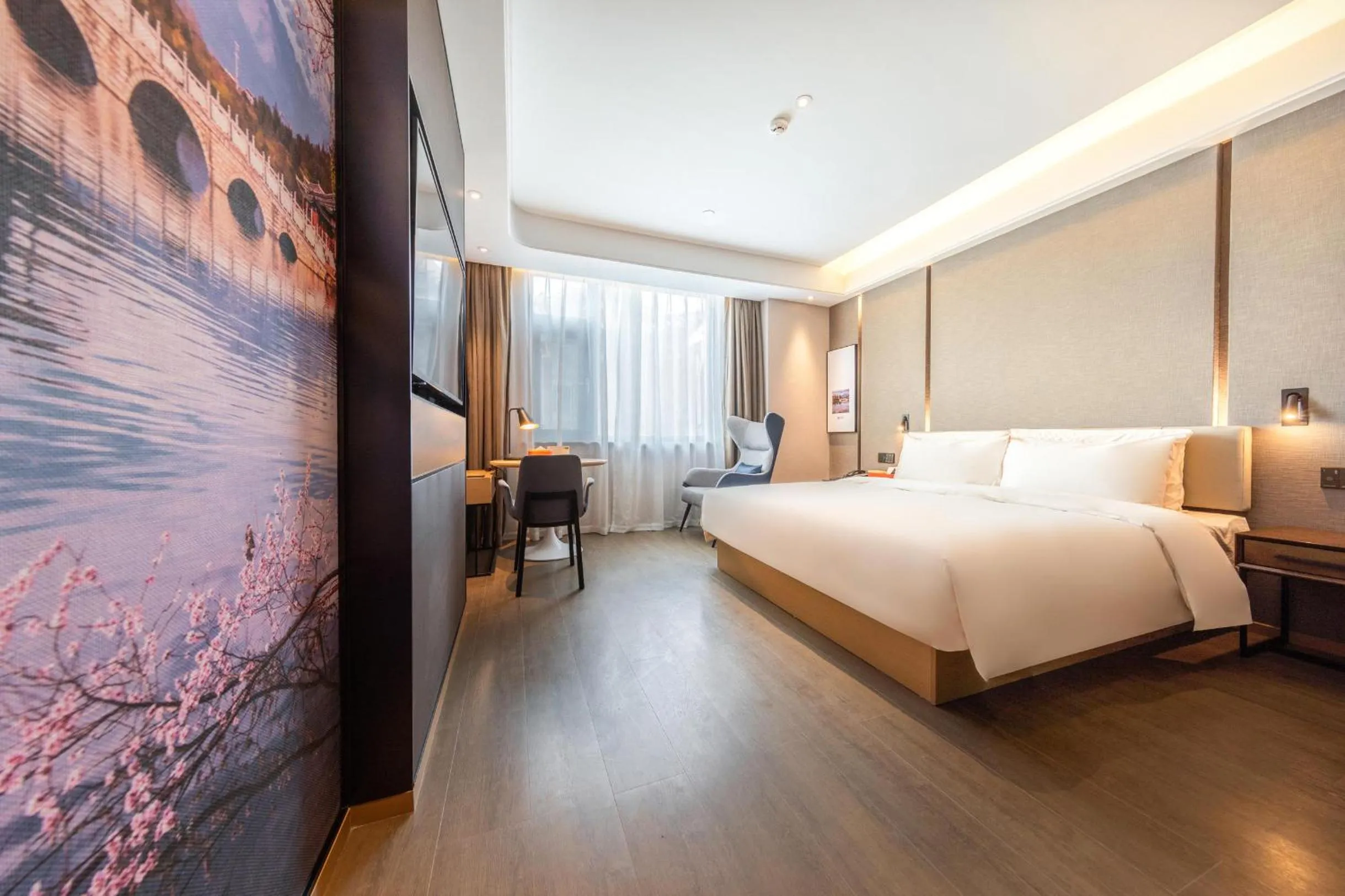 Bed in Atour Hotel Kunming Cuihu