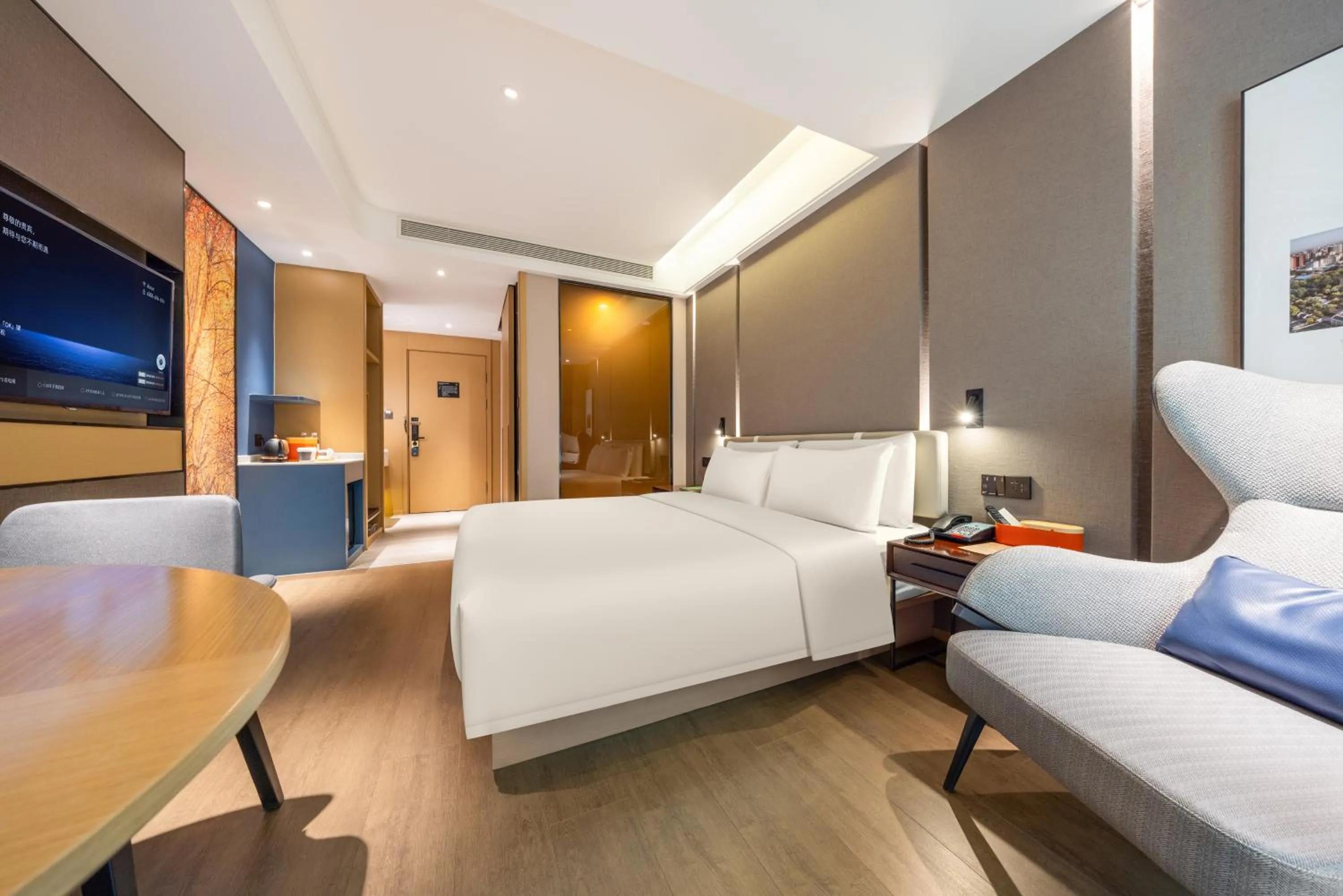 Bed in Atour Hotel Xian Bell Tower Yongningli