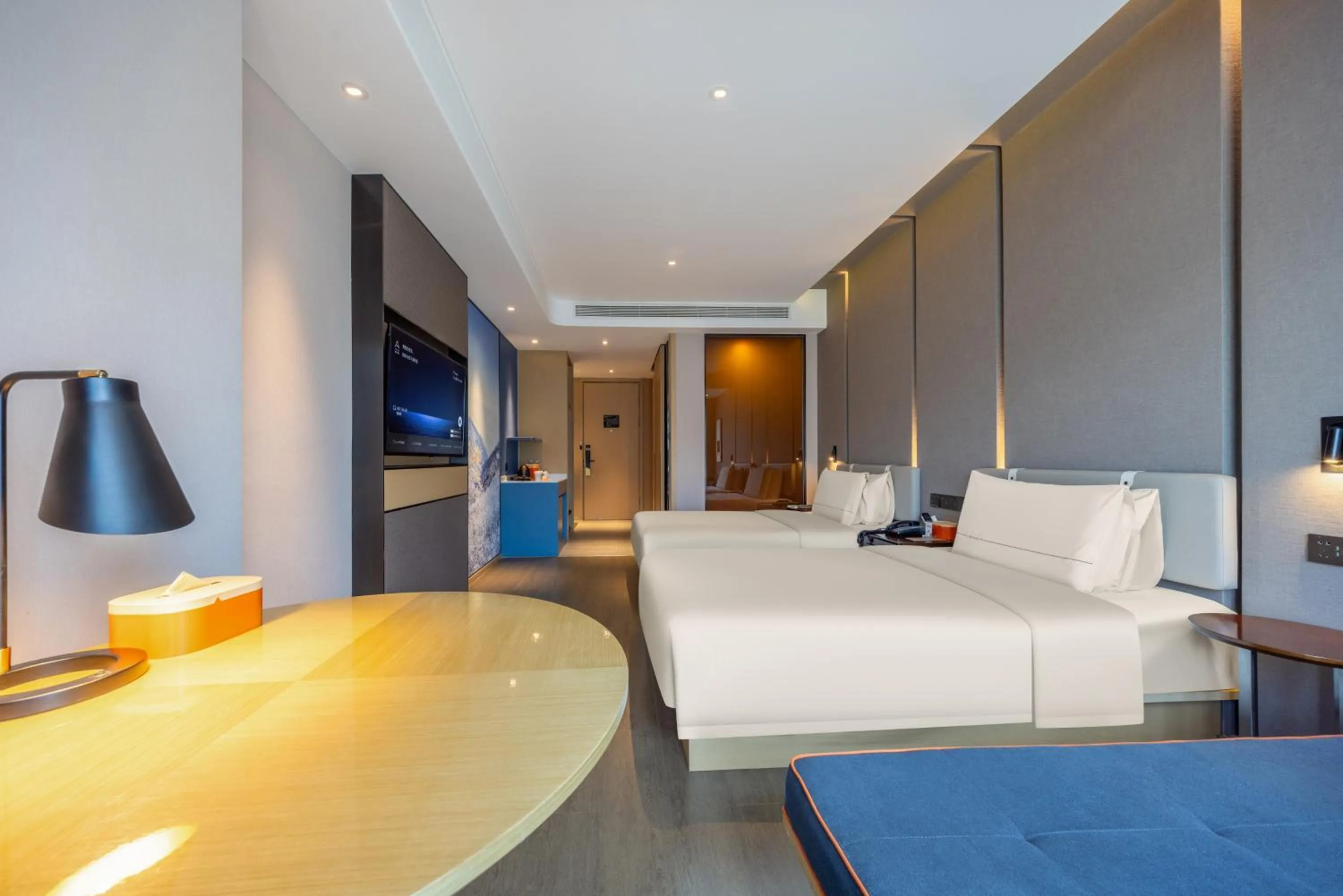 Communal lounge/ TV room in Atour Hotel Xian Bell Tower Yongningli