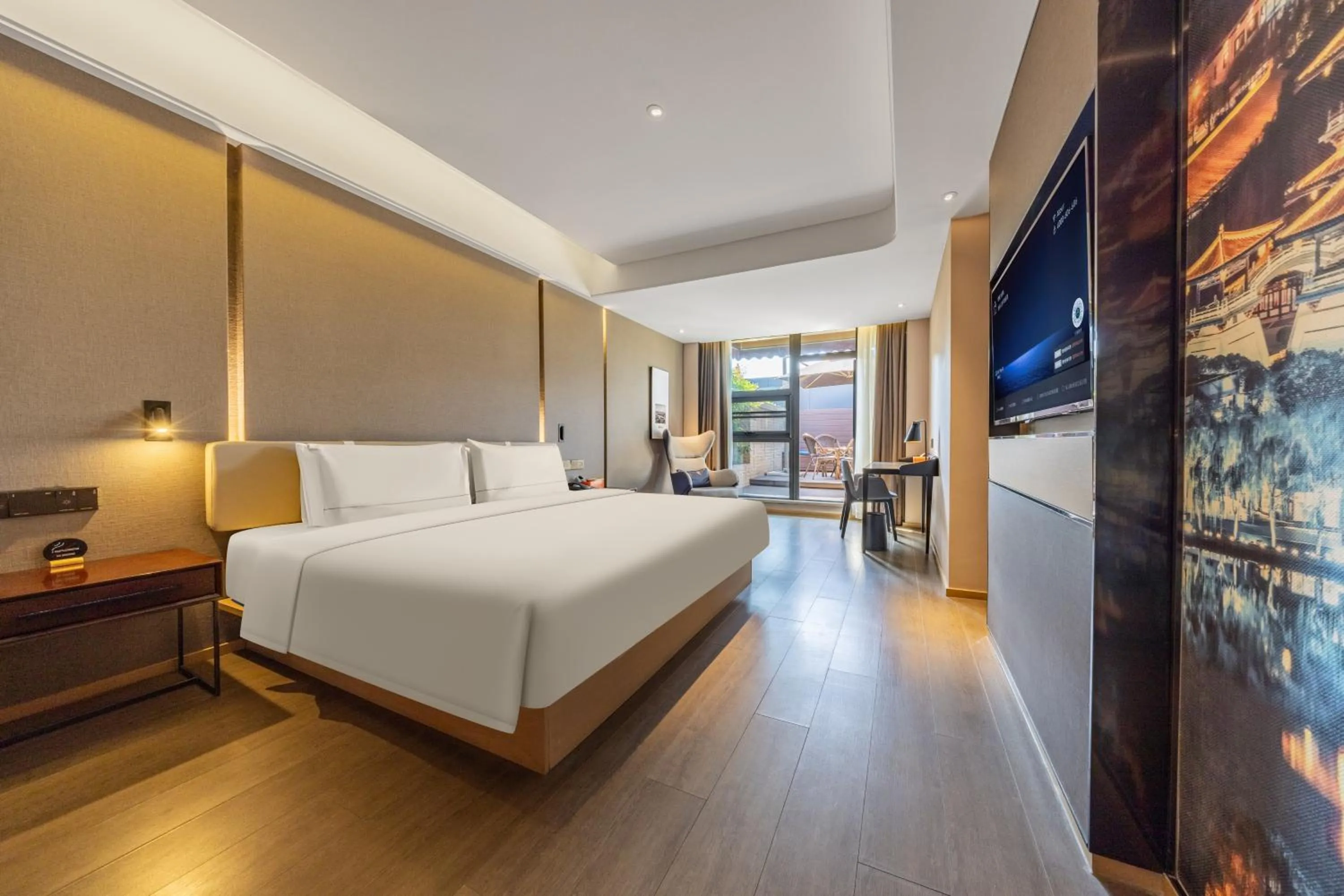 Bedroom, Bed in Atour Hotel Xian Bell Tower Yongningli