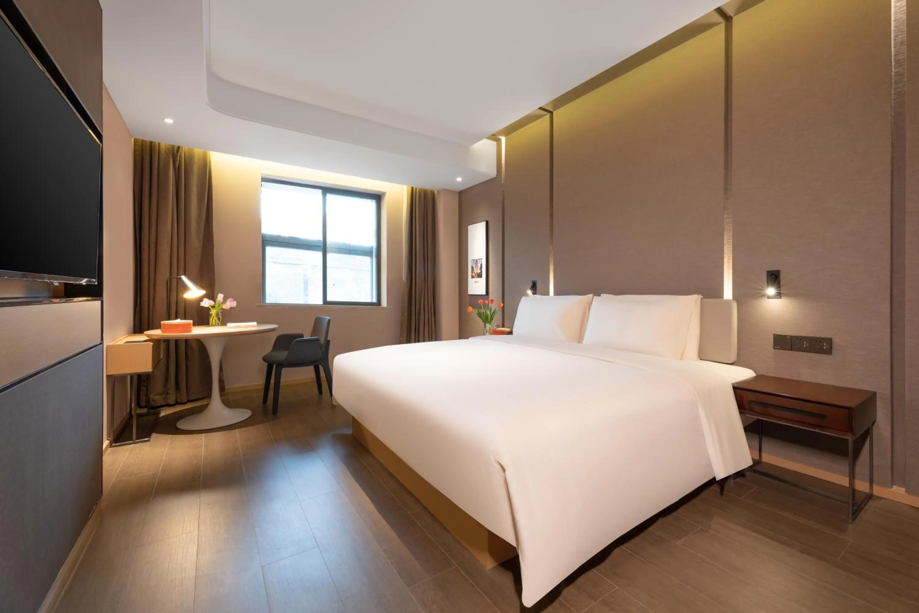 Bedroom, Bed in Atour Hotel Xian Bell Tower Yongningli