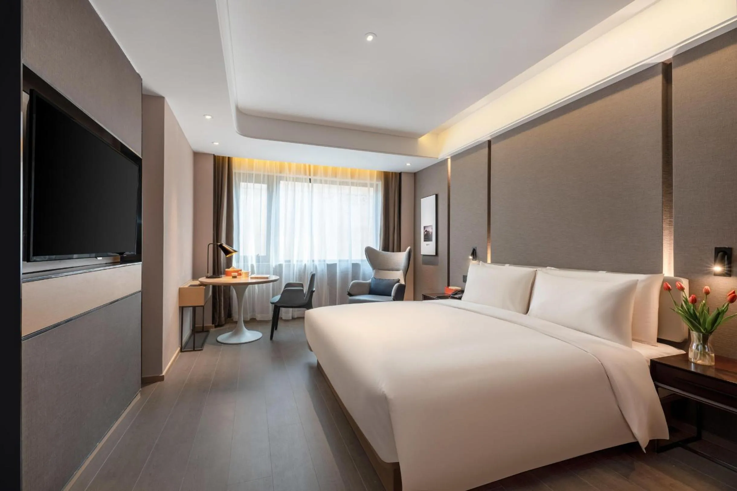 Bed in Atour Hotel Xian Bell Tower Yongningli