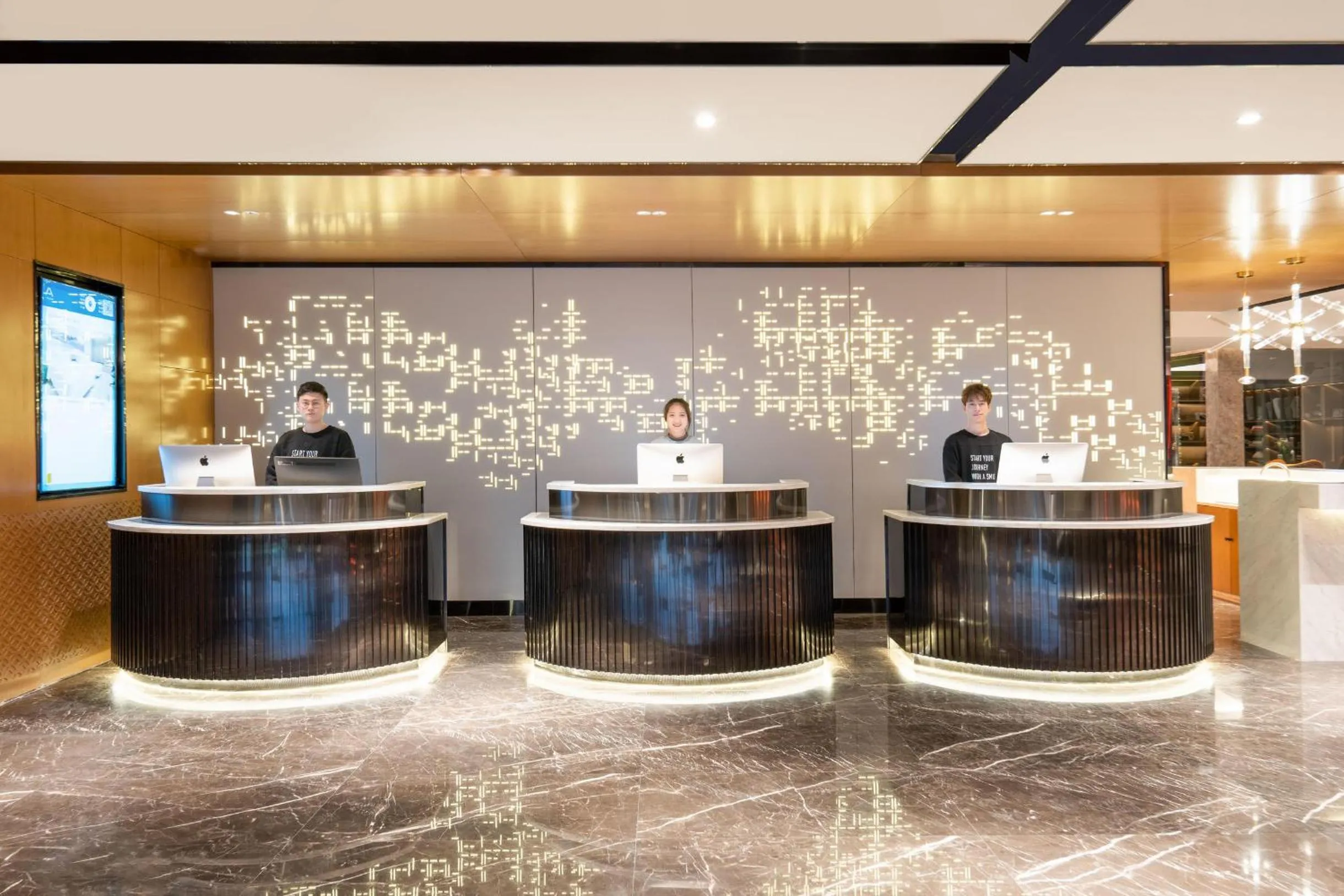 Lobby or reception in Atour Hotel Xian Bell Tower Yongningli