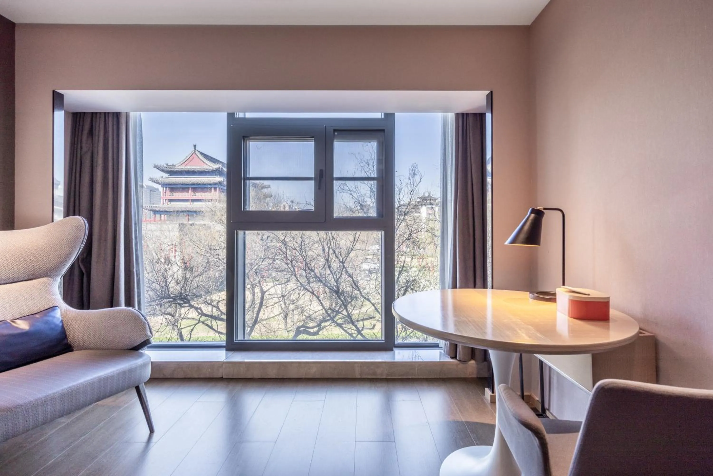 Seating area in Atour Hotel Xian Bell Tower Yongningli