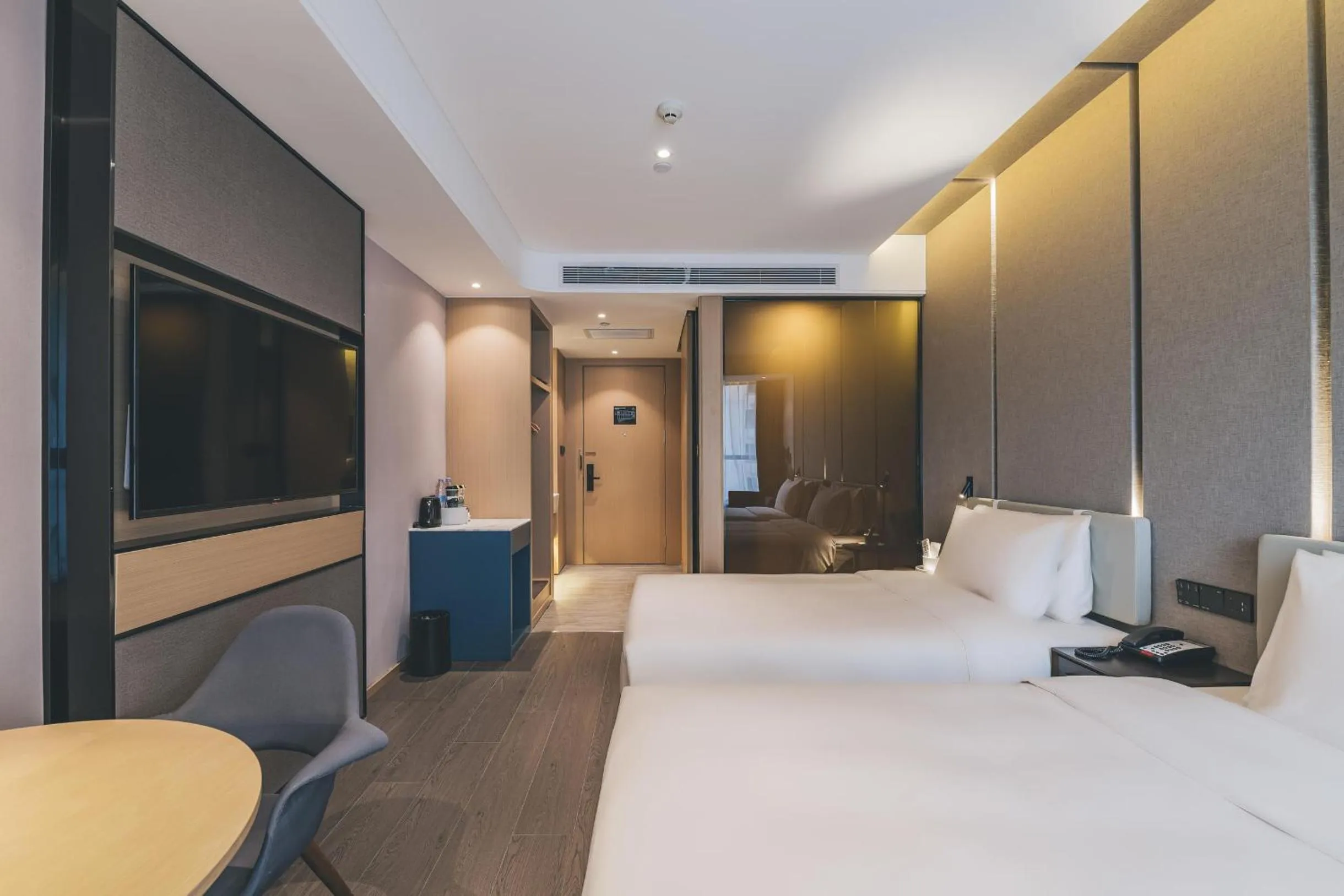 Bed in Atour Hotel Lanzhou Dongfanghong Plaza