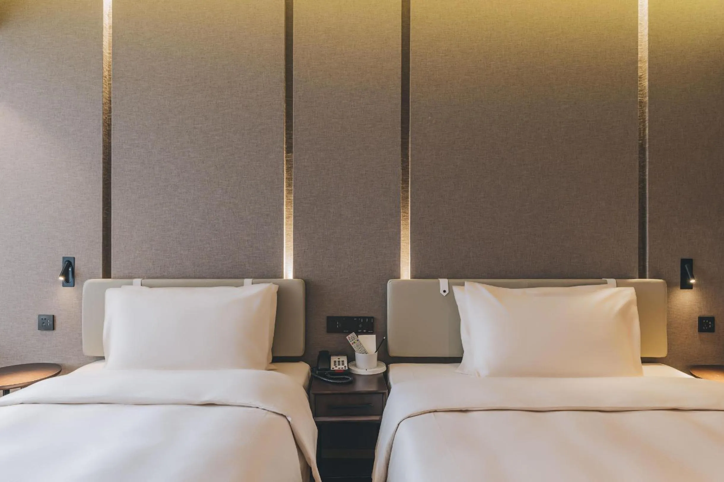 Bed in Atour Hotel Lanzhou Dongfanghong Plaza