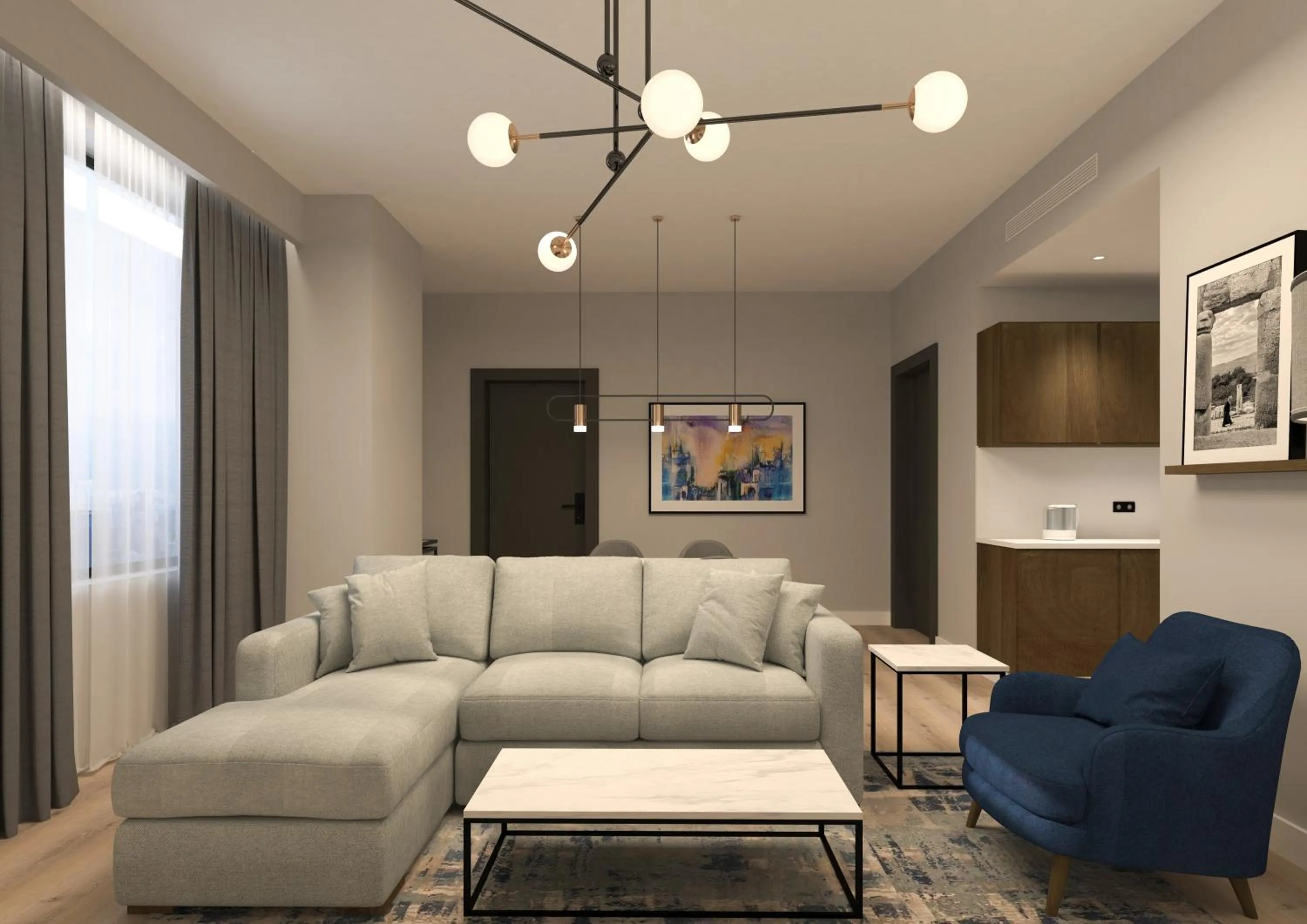 Living room in Radisson Blu Hotel, Amman Galleria Mall