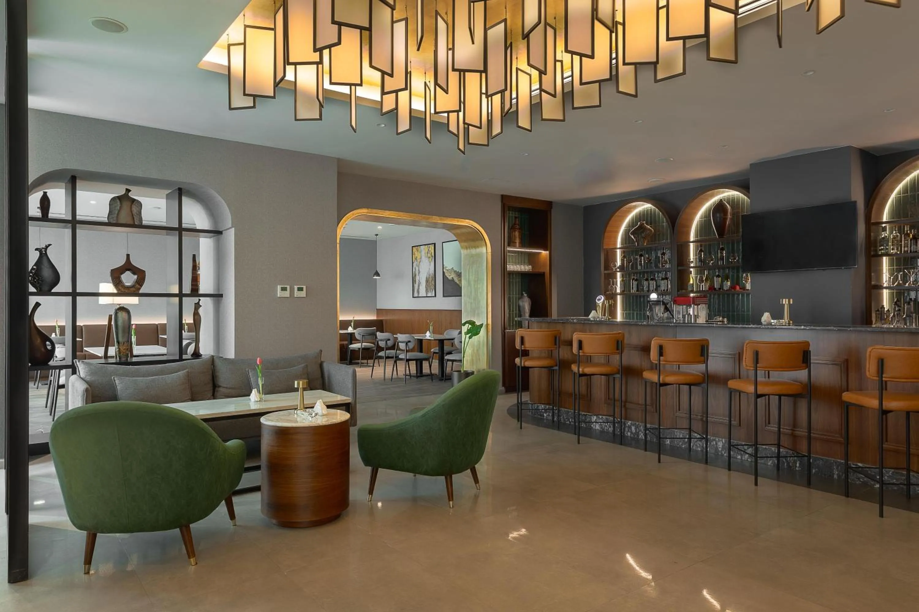 Lounge or bar in Radisson Blu Hotel, Amman Galleria Mall