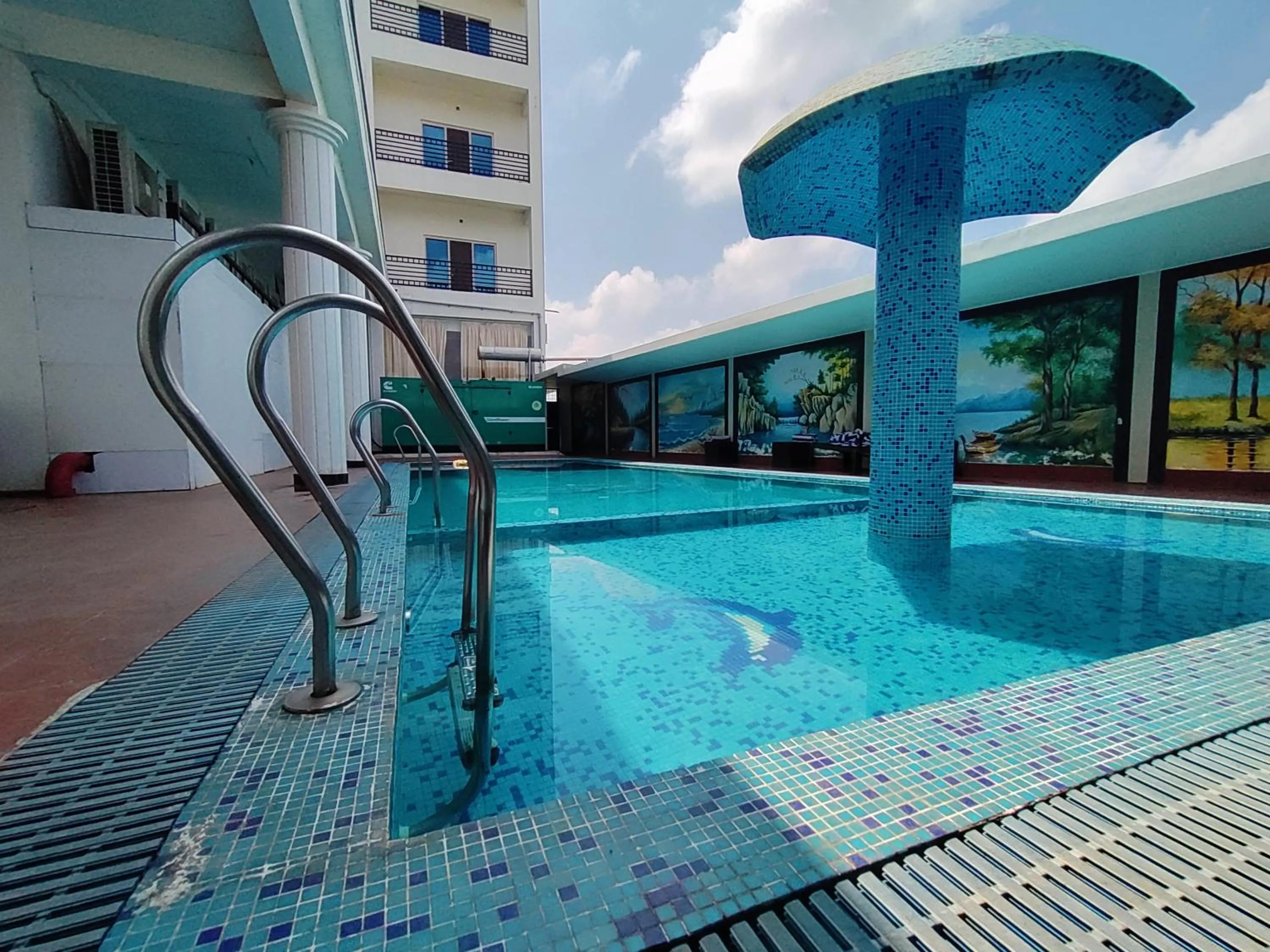 Swimming pool in Sambhabana Hotel & Suites