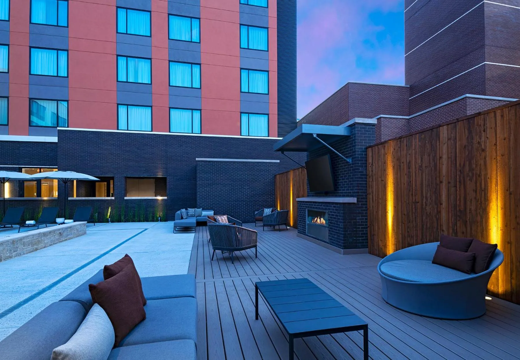 Swimming pool in AC Hotel by Marriott Waco Downtown