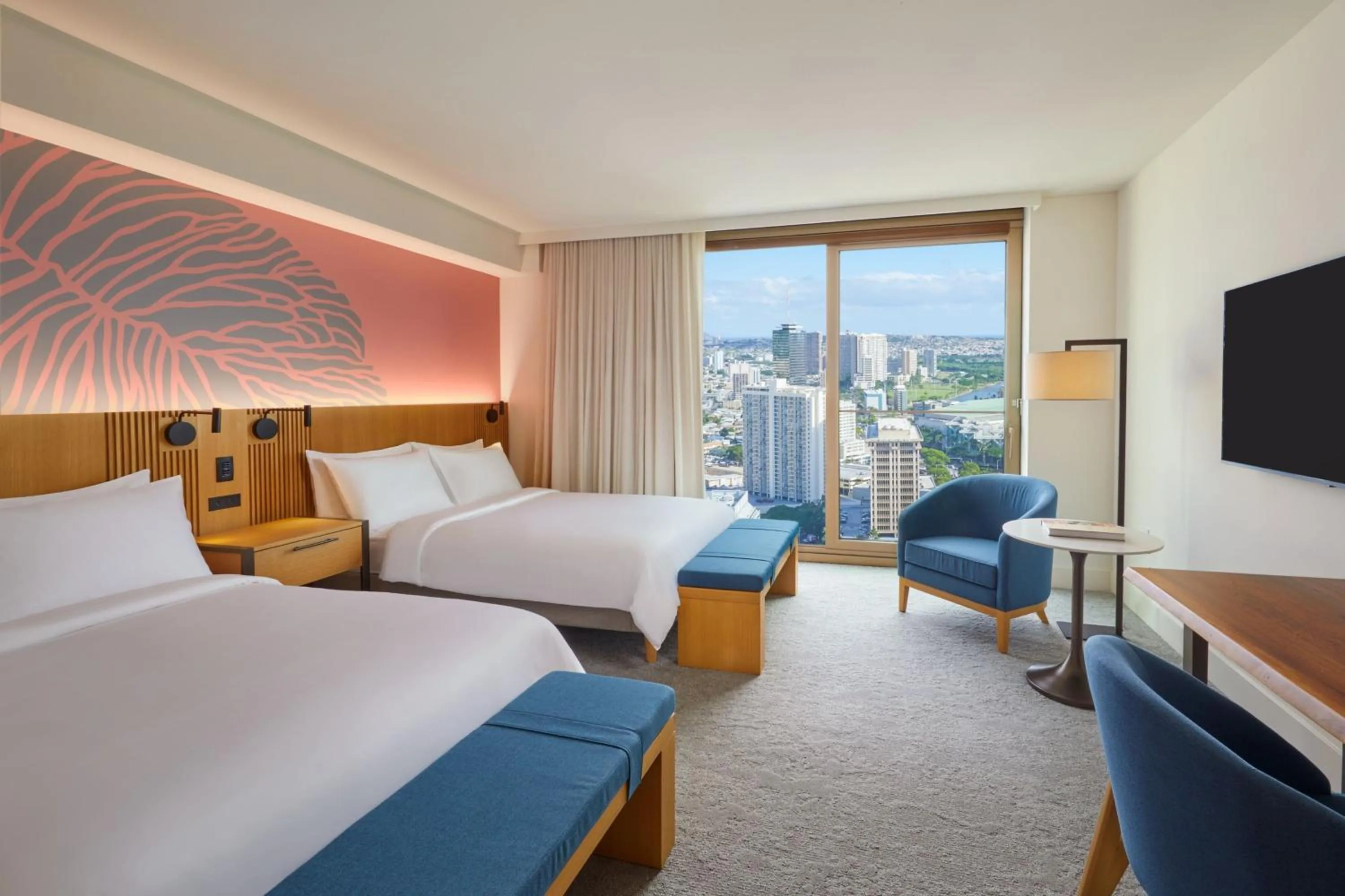 Photo of the whole room, Bed in Renaissance Honolulu Hotel & Spa