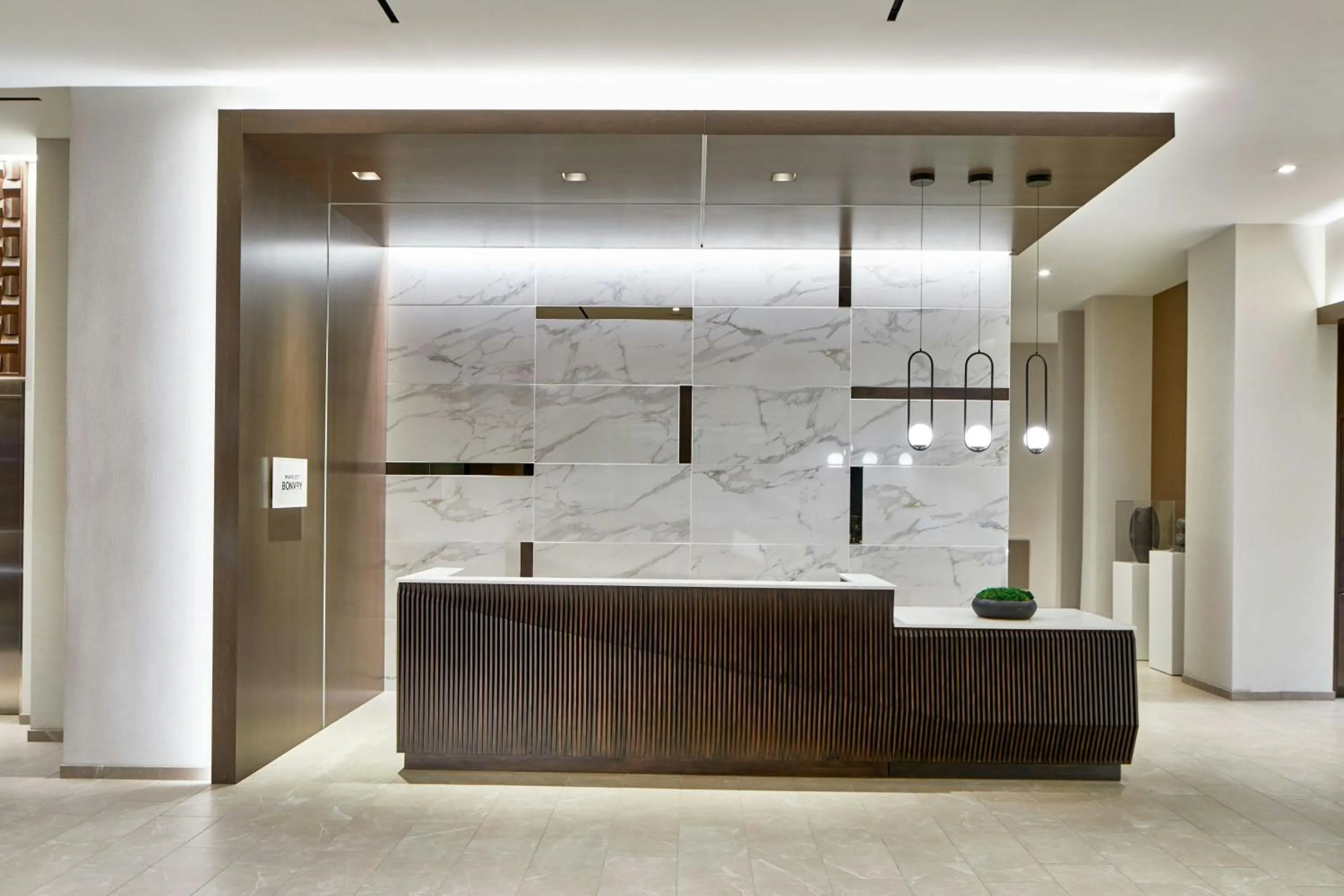 Lobby or reception in AC Hotel by Marriott Sacramento