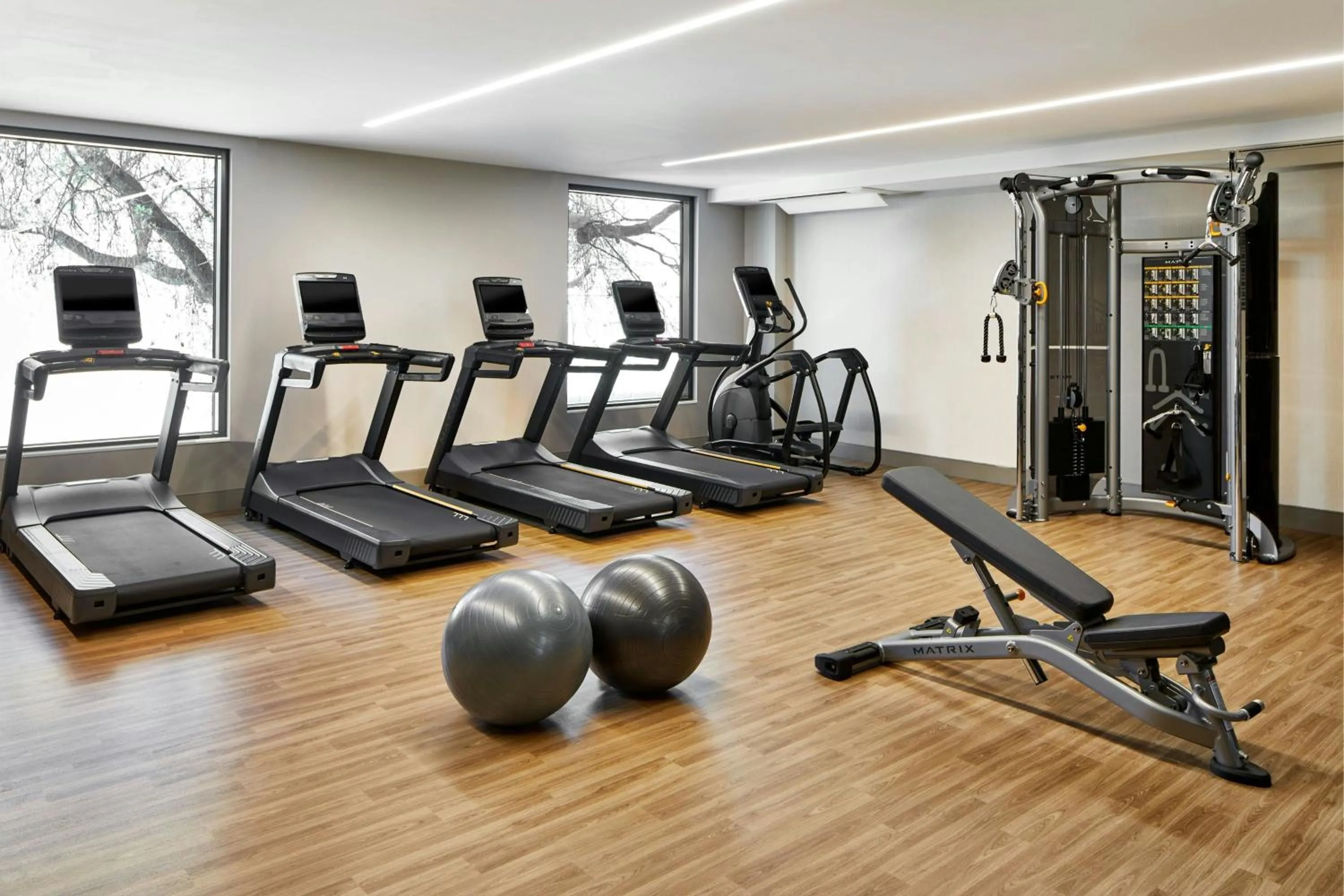 Fitness centre/facilities in AC Hotel by Marriott Sacramento