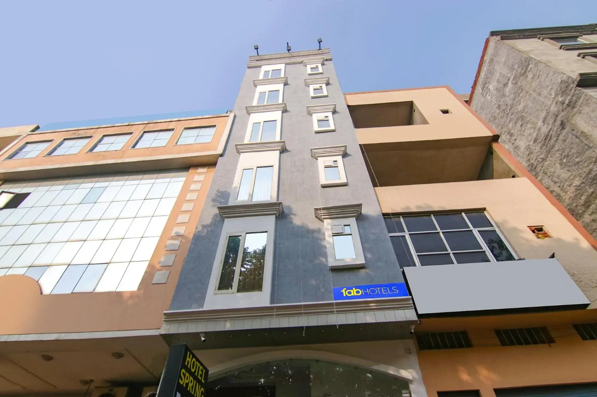 Property building in FabHotel Spring Property building in FabHotel Spring