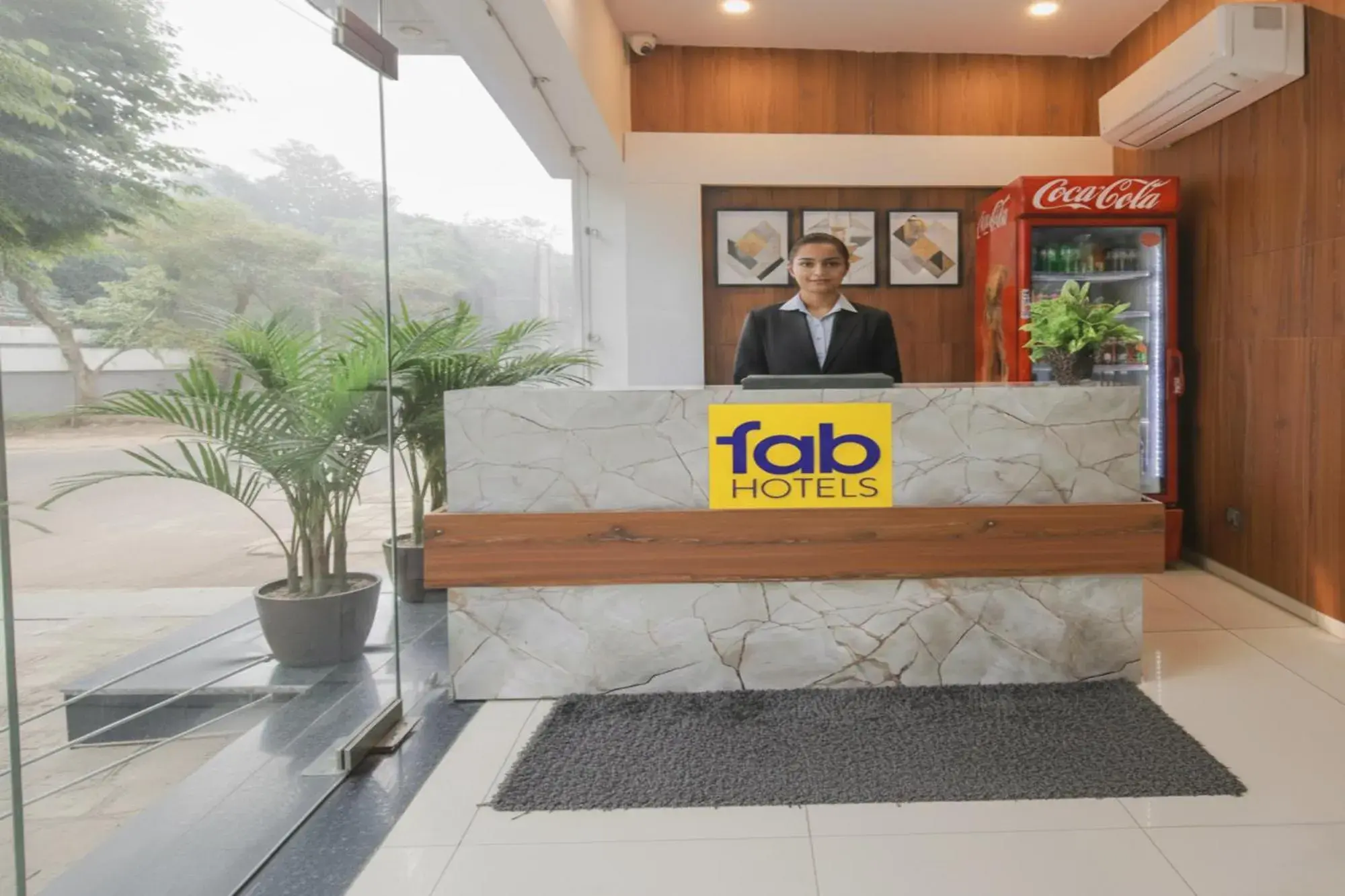 Lobby or reception in FabHotel Spring Lobby or reception in FabHotel Spring