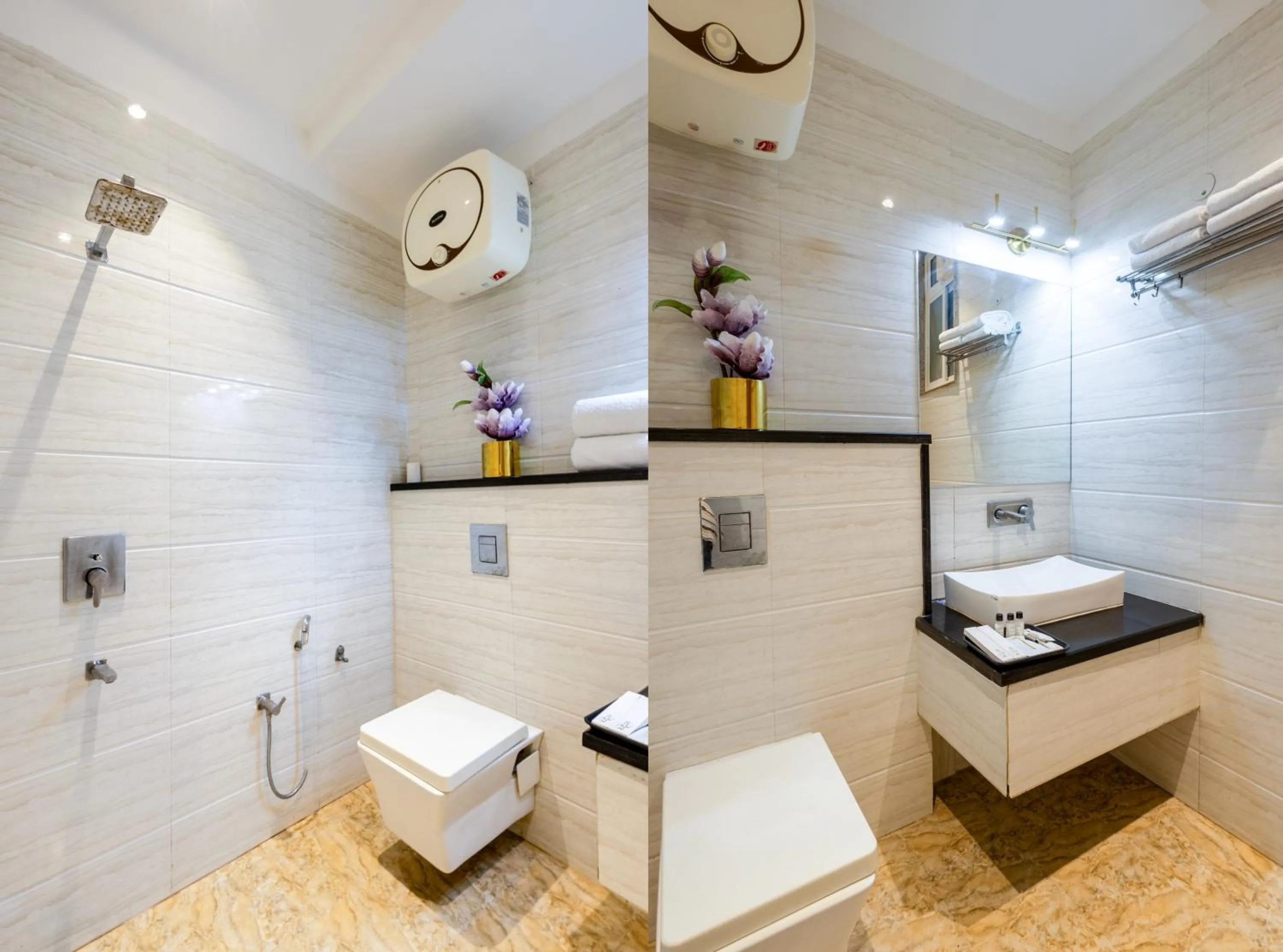 Bathroom in Hotel Transit International- Aerocity Delhi Airport