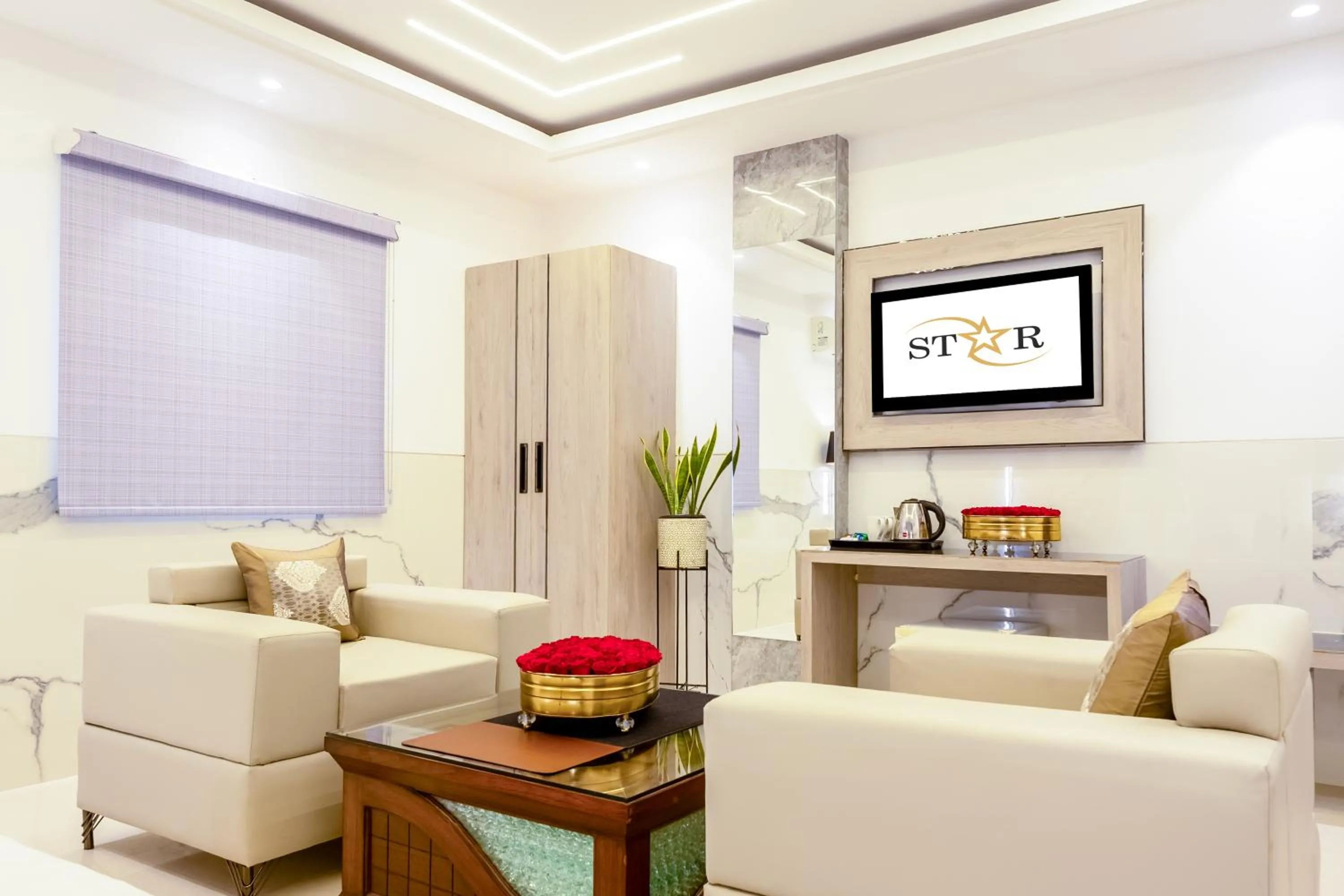 Seating area in Hotel Transit International- Aerocity Delhi Airport