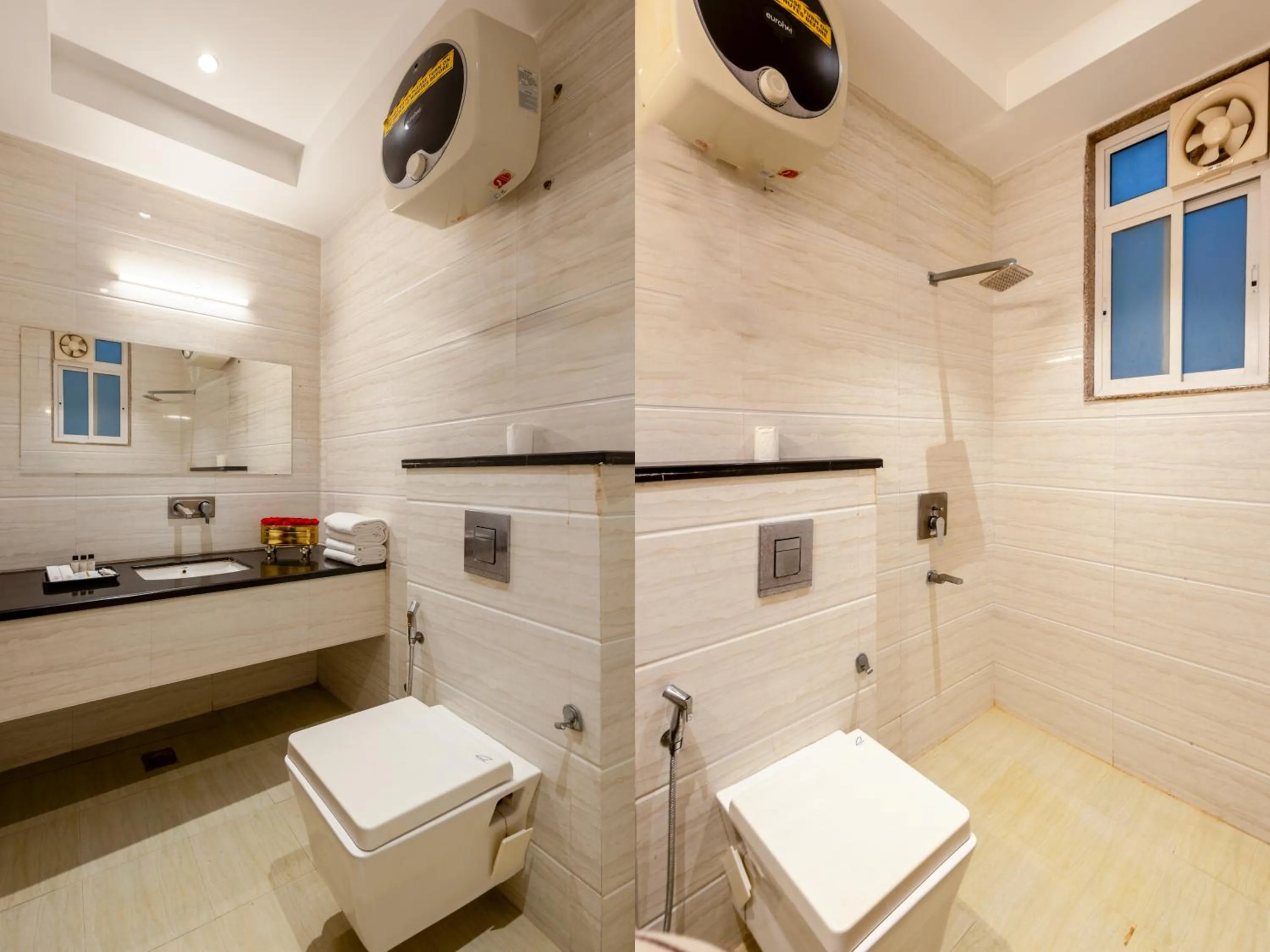 Bathroom in Hotel Transit International- Aerocity Delhi Airport