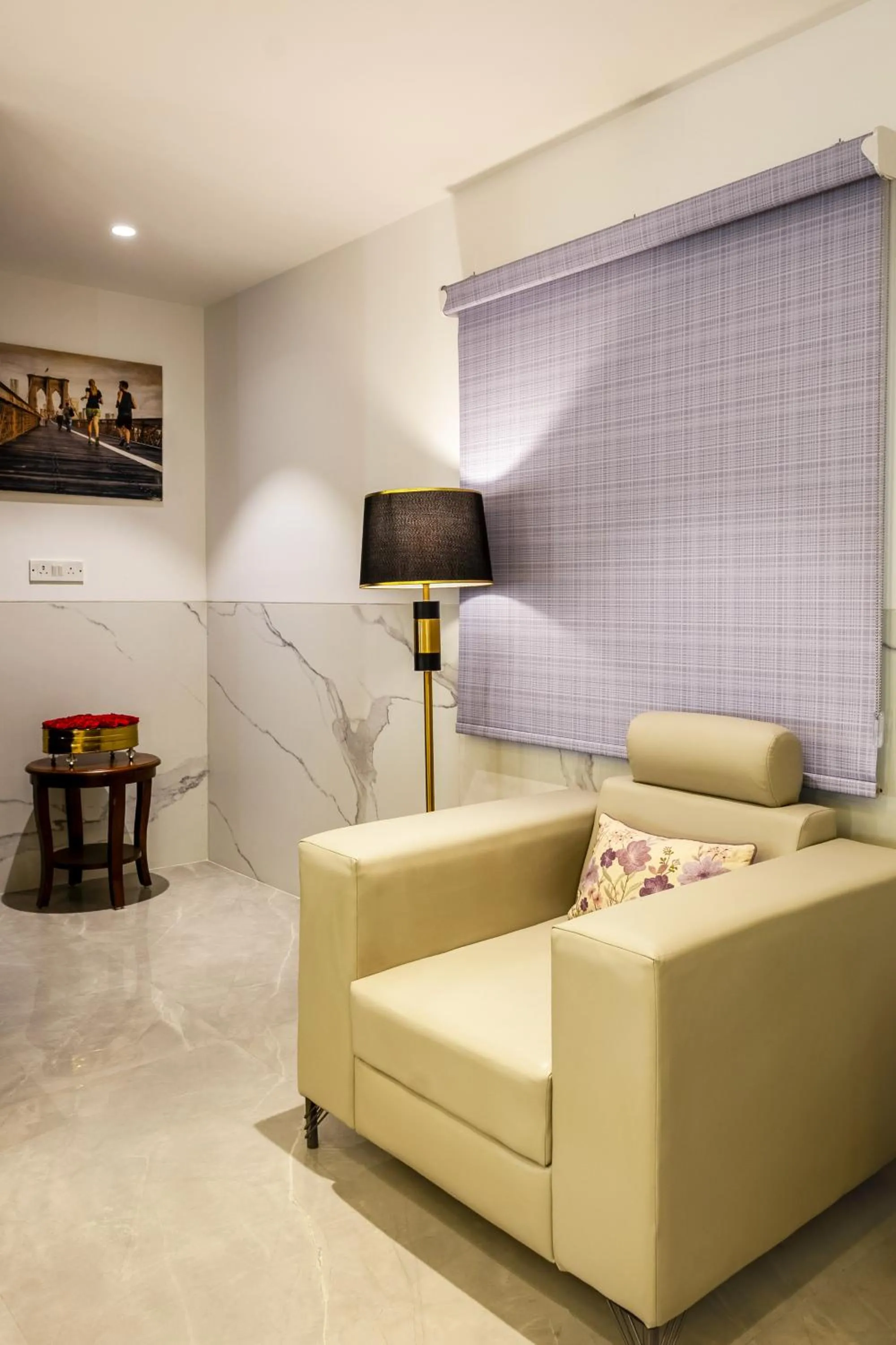 Seating area in Hotel Transit International- Aerocity Delhi Airport