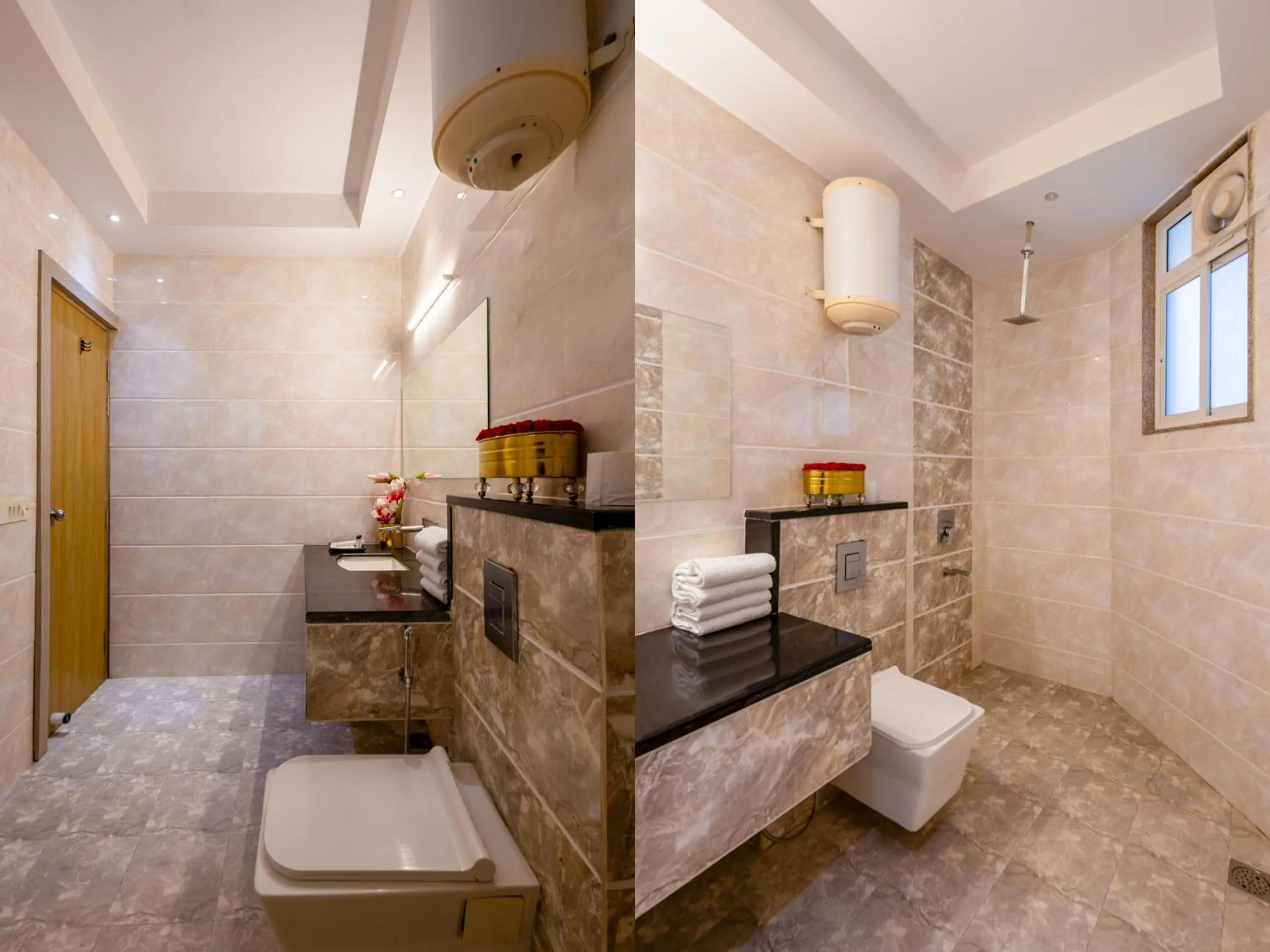 Bathroom in Hotel Transit International- Aerocity Delhi Airport