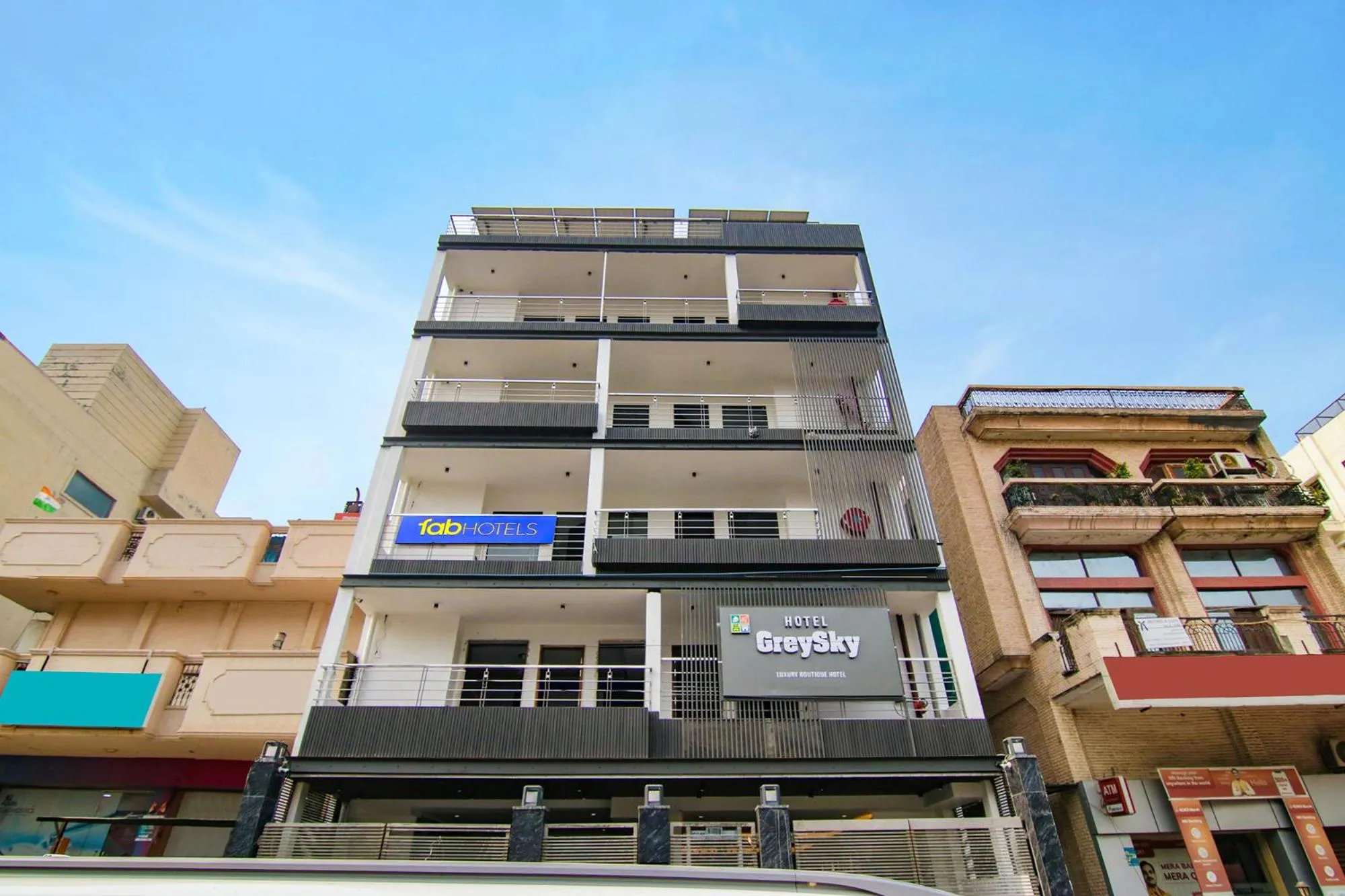 Property building in FabHotel Sky Suites Karkardooma