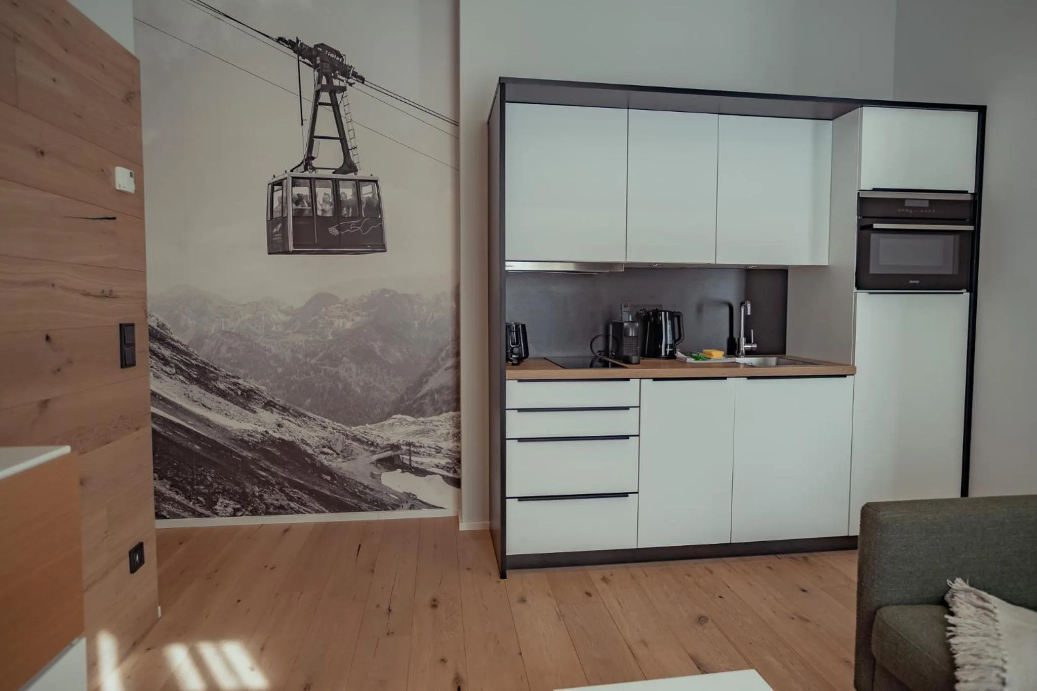 Kitchen or kitchenette in Mariandl am Berg