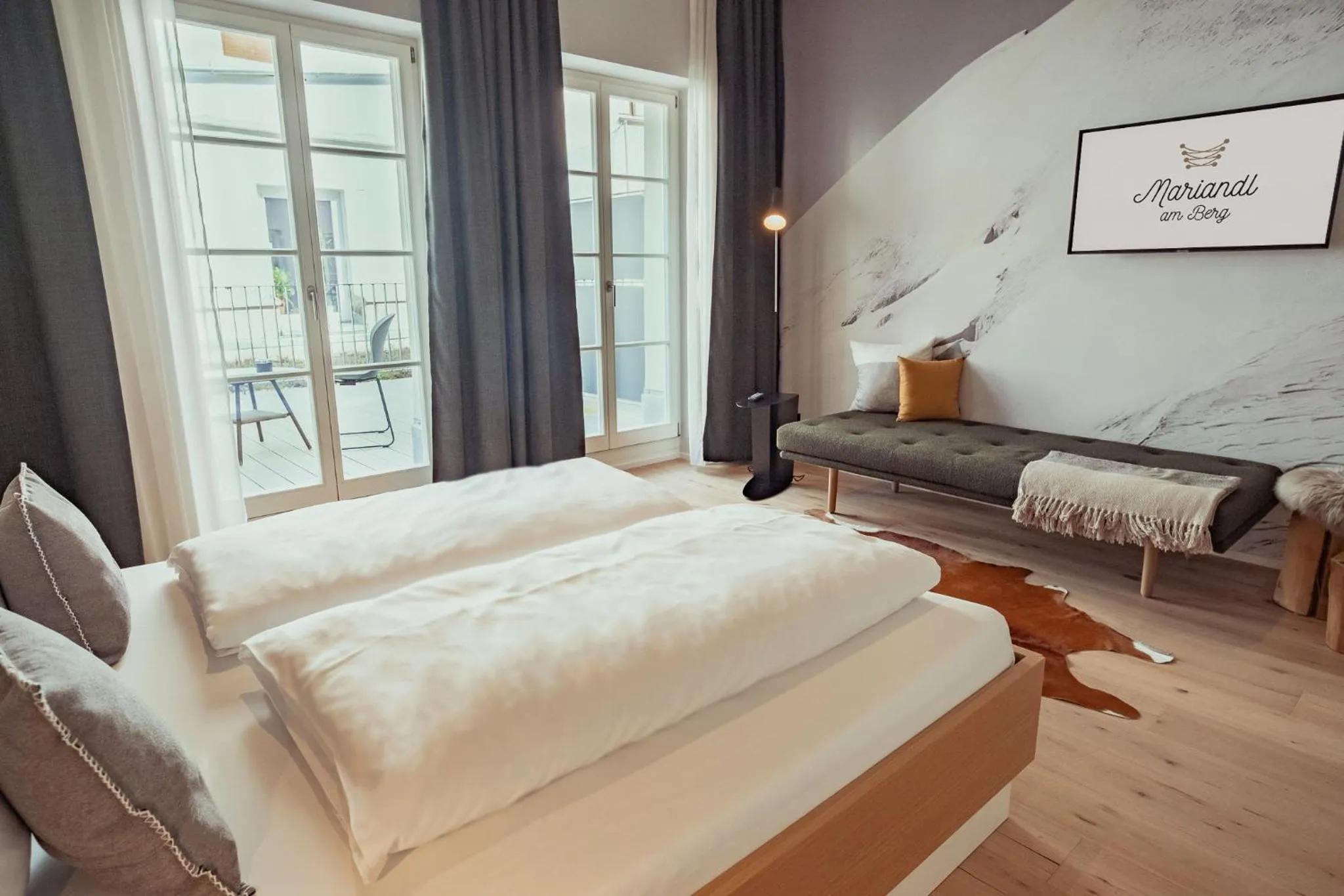 Balcony/Terrace, Bed in Mariandl am Berg