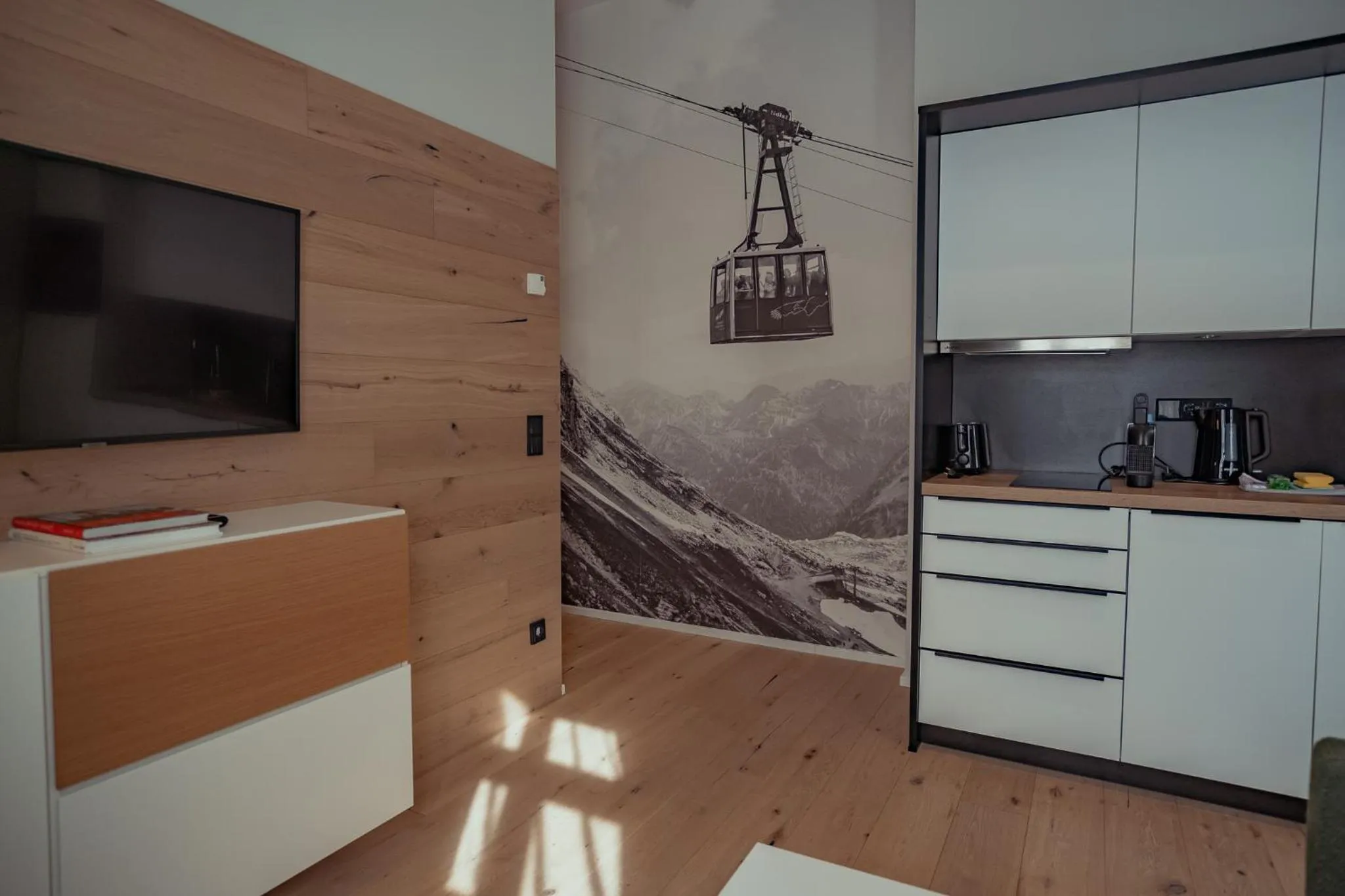 Kitchen or kitchenette in Mariandl am Berg