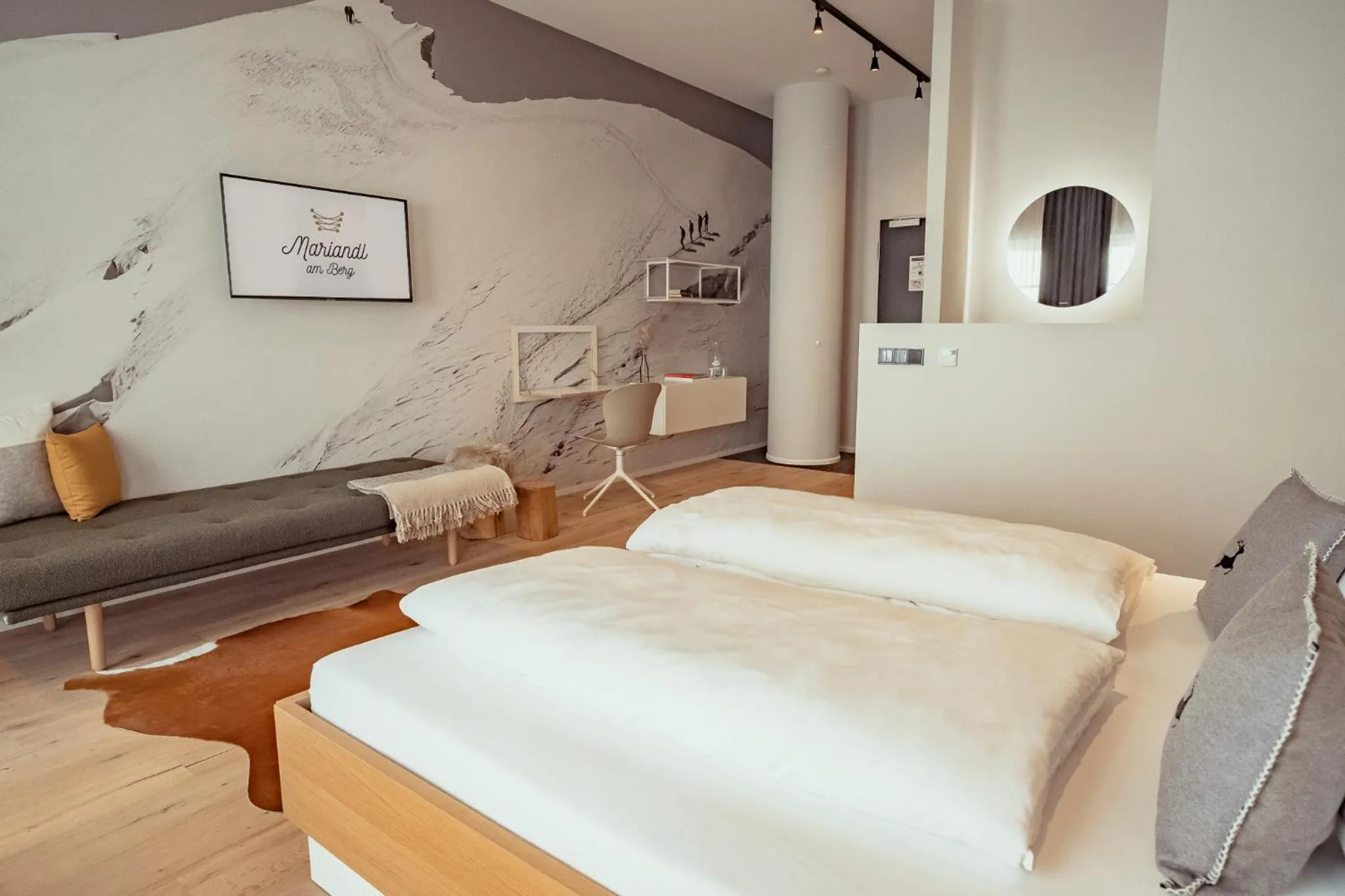 Photo of the whole room, Bed in Mariandl am Berg