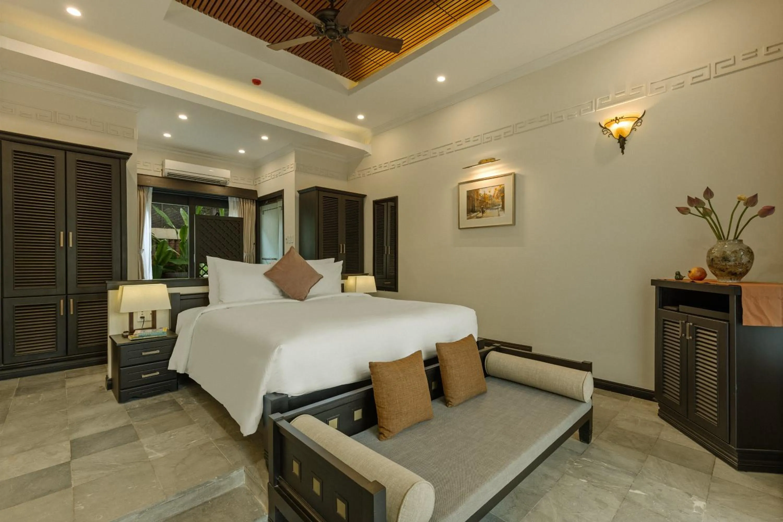 Bed in Sứ Retreat Hoi An - Riverfront Resort