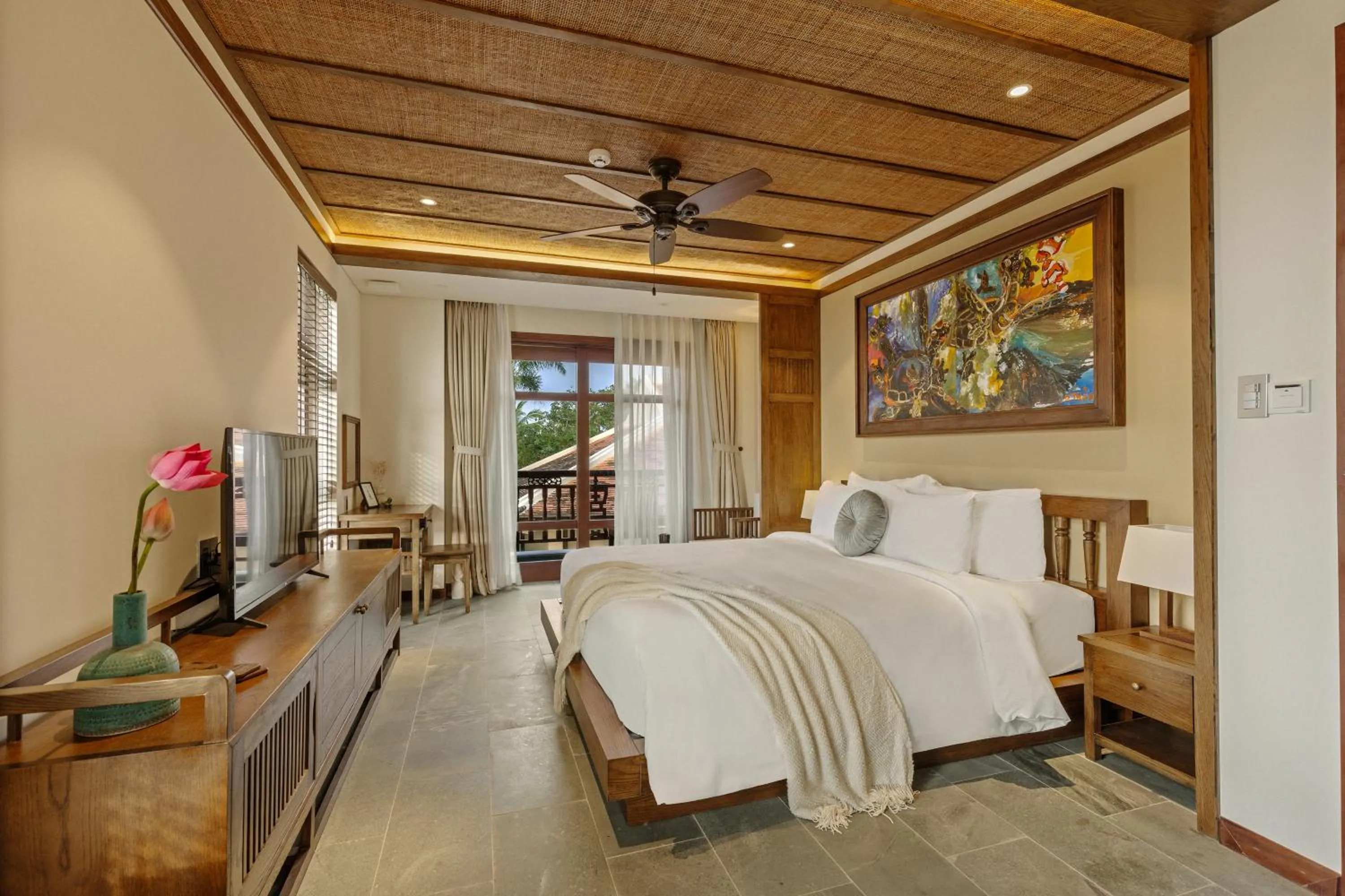 Bedroom, Bed in Sứ Retreat Hoi An - Riverfront Resort