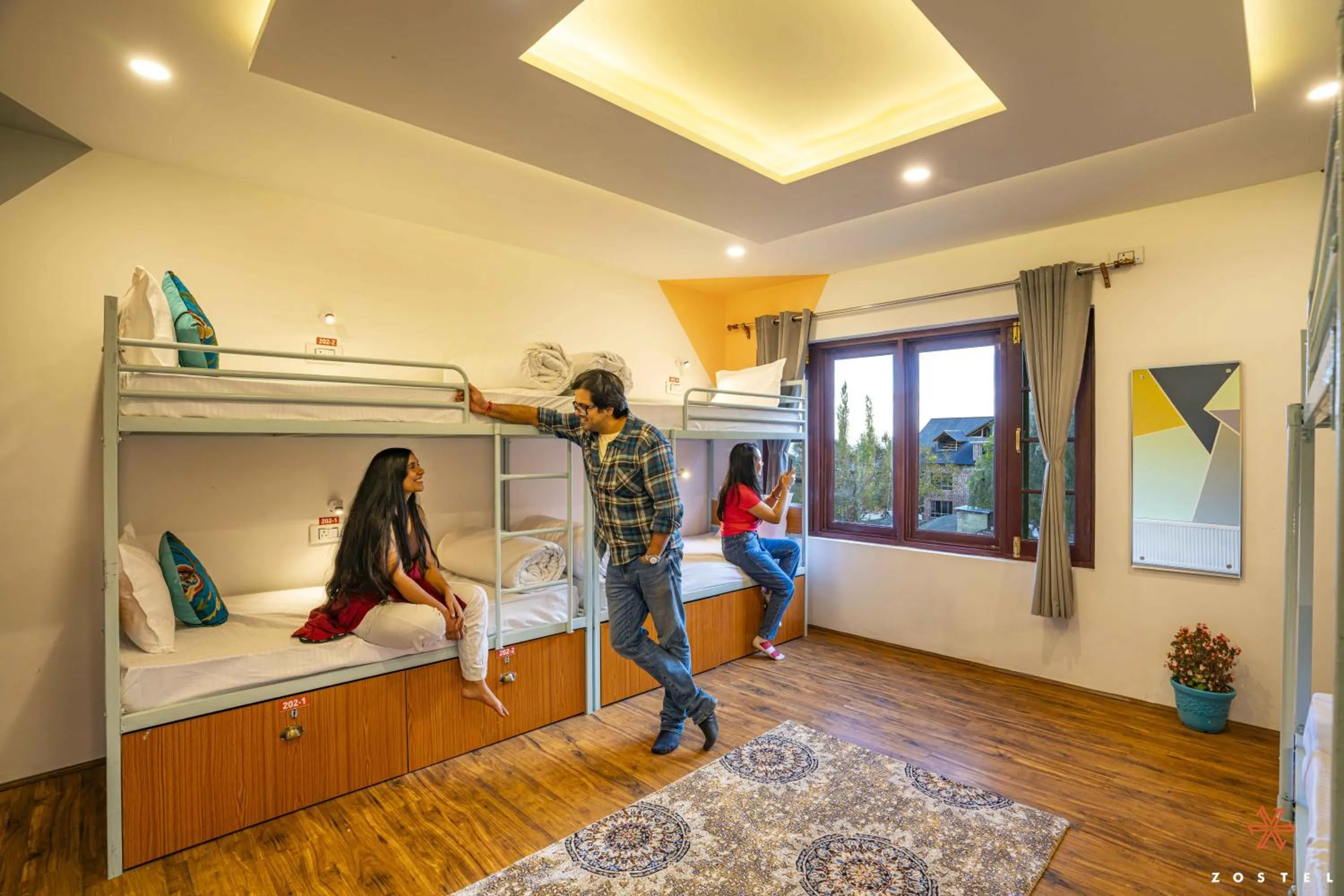 Bed in Zostel Pahalgam