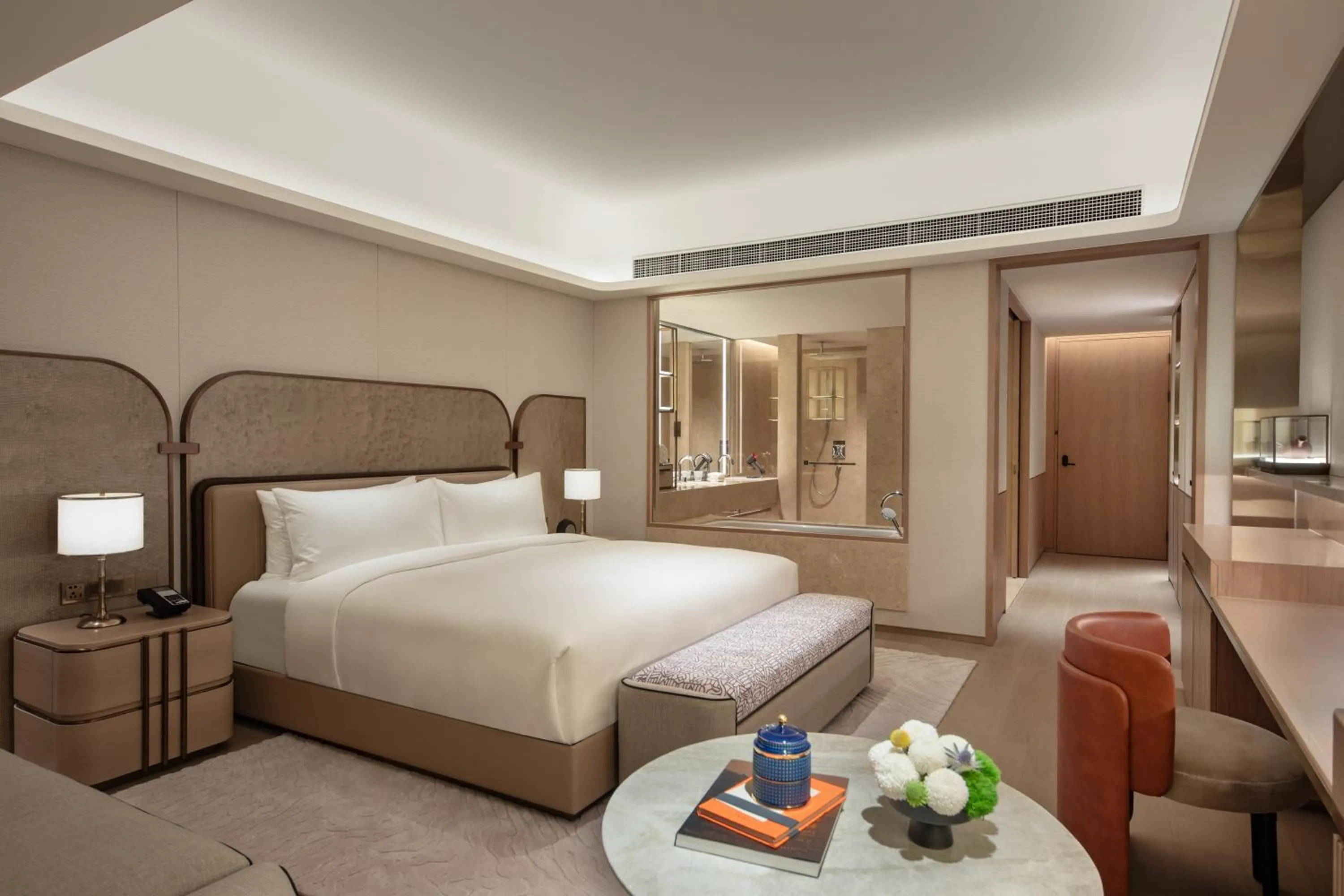 Property building, Bed in InterContinental Wuxi Taihu New City by IHG