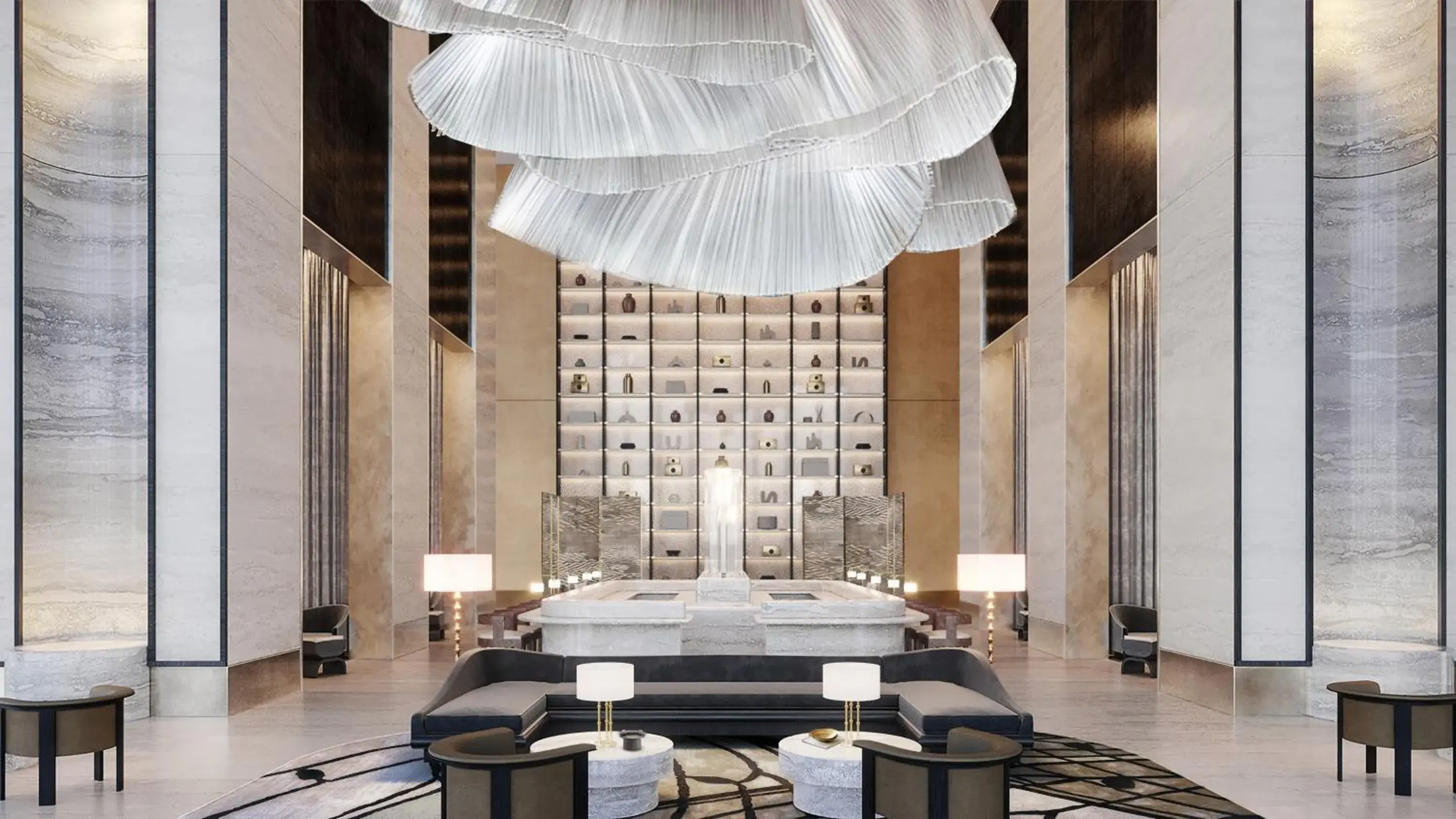 Lounge or bar in InterContinental Wuxi Taihu New City by IHG Lounge or bar in InterContinental Wuxi Taihu New City by IHG