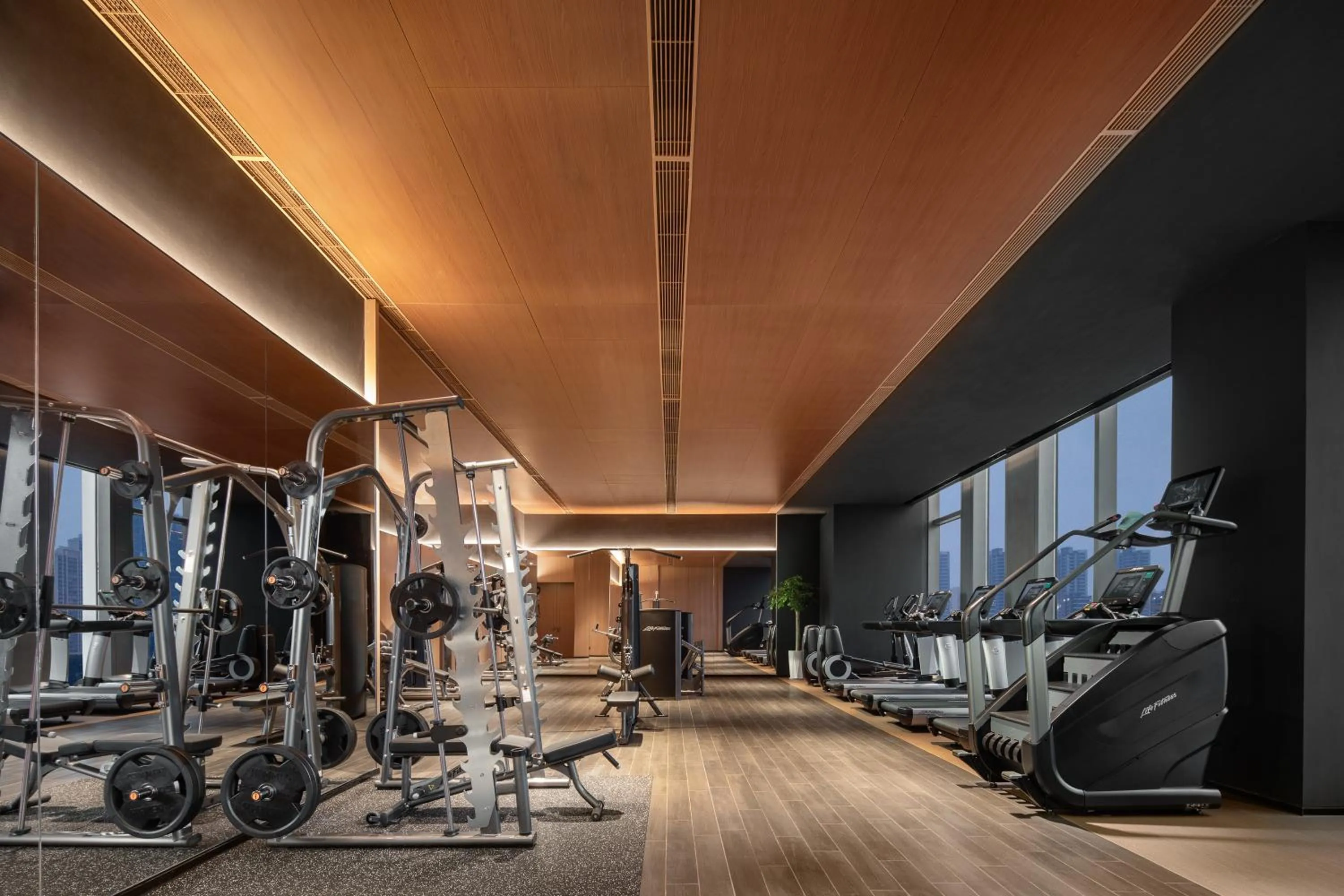 Fitness centre/facilities in InterContinental Wuxi Taihu New City by IHG