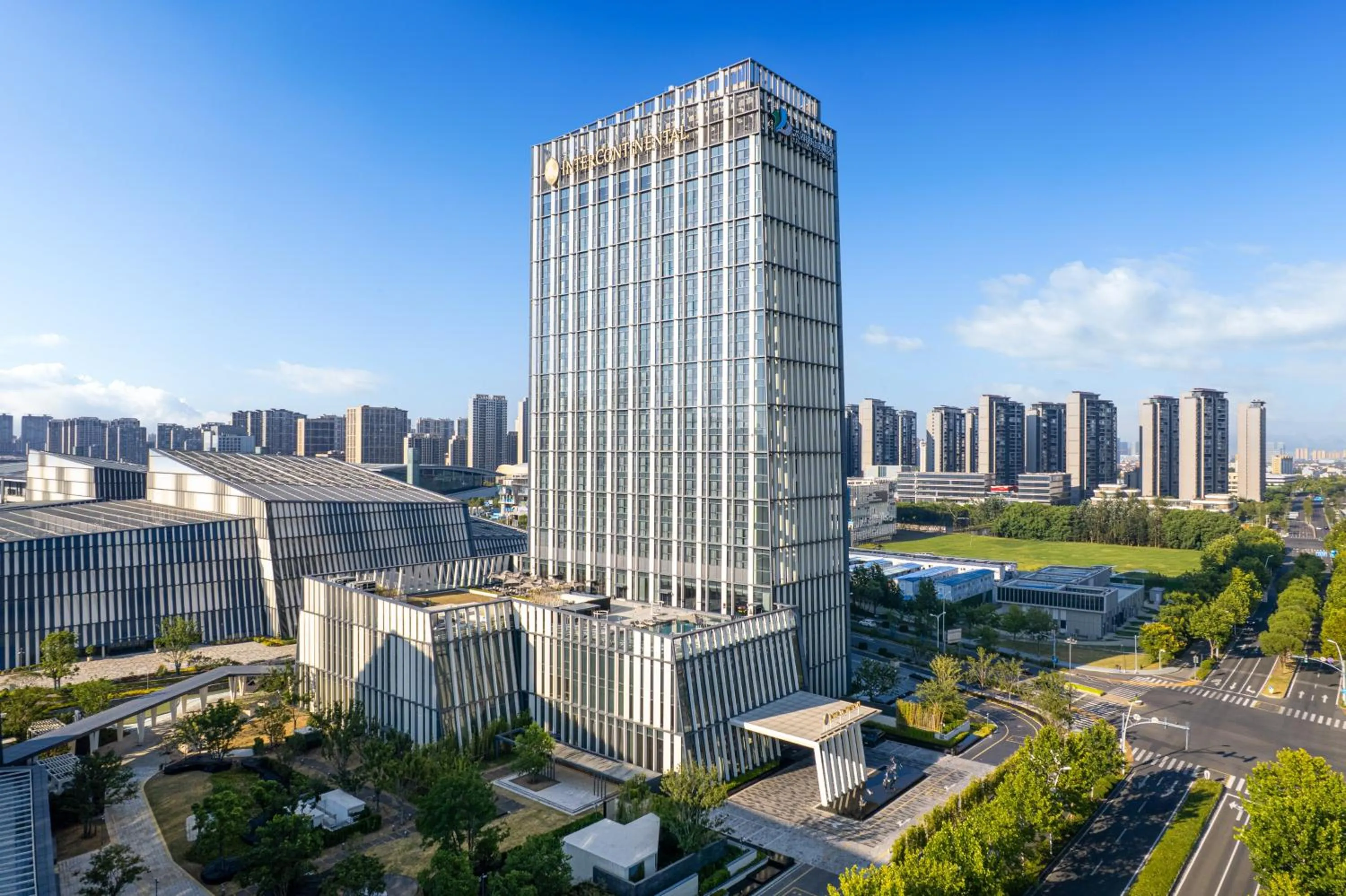 Property building in InterContinental Wuxi Taihu New City by IHG