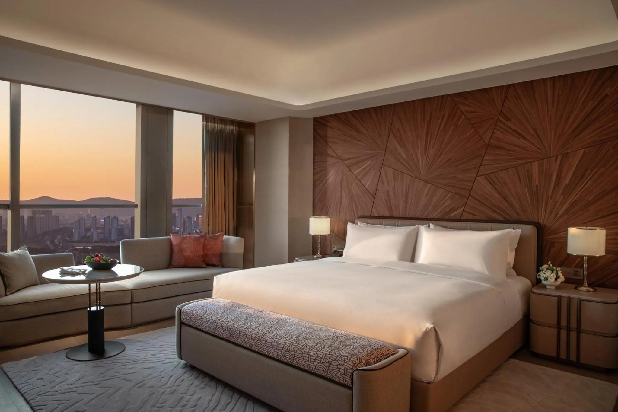 Bedroom, Bed in InterContinental Wuxi Taihu New City by IHG
