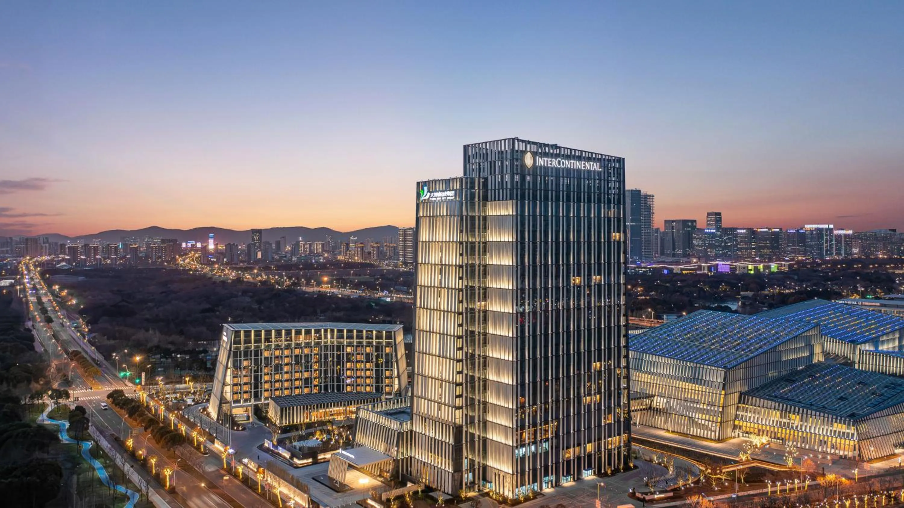 Property building in InterContinental Wuxi Taihu New City by IHG