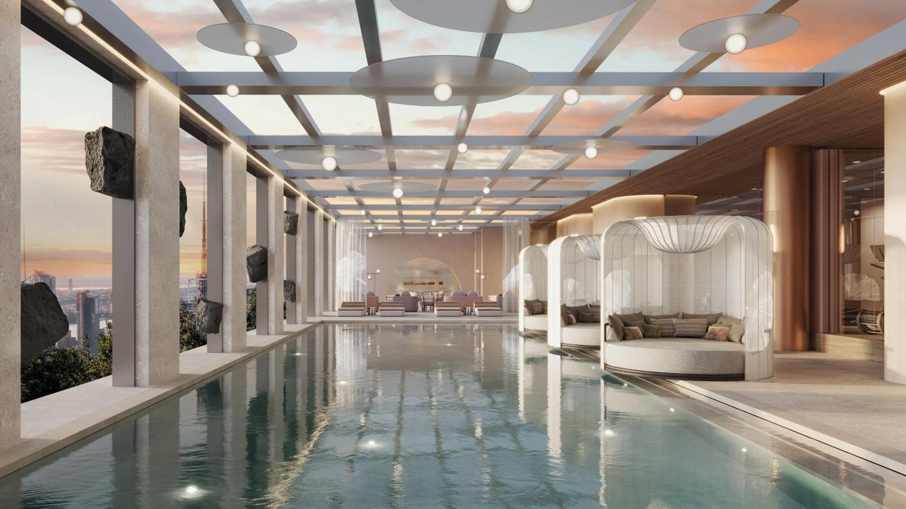 Swimming pool in Hotel Indigo Wuxi Taihu New City