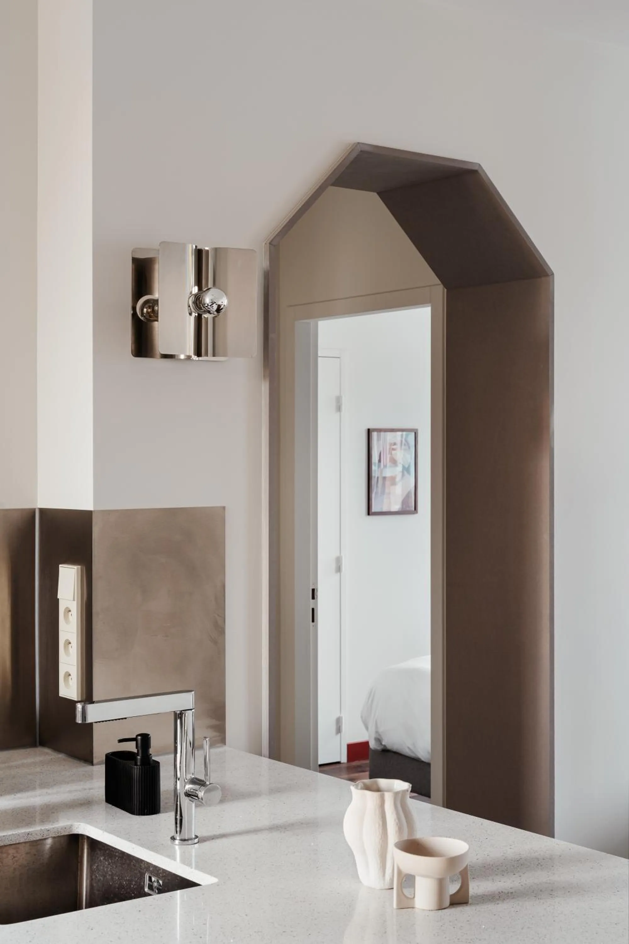 kitchen in Edgar Suites Lille - Faidherbe