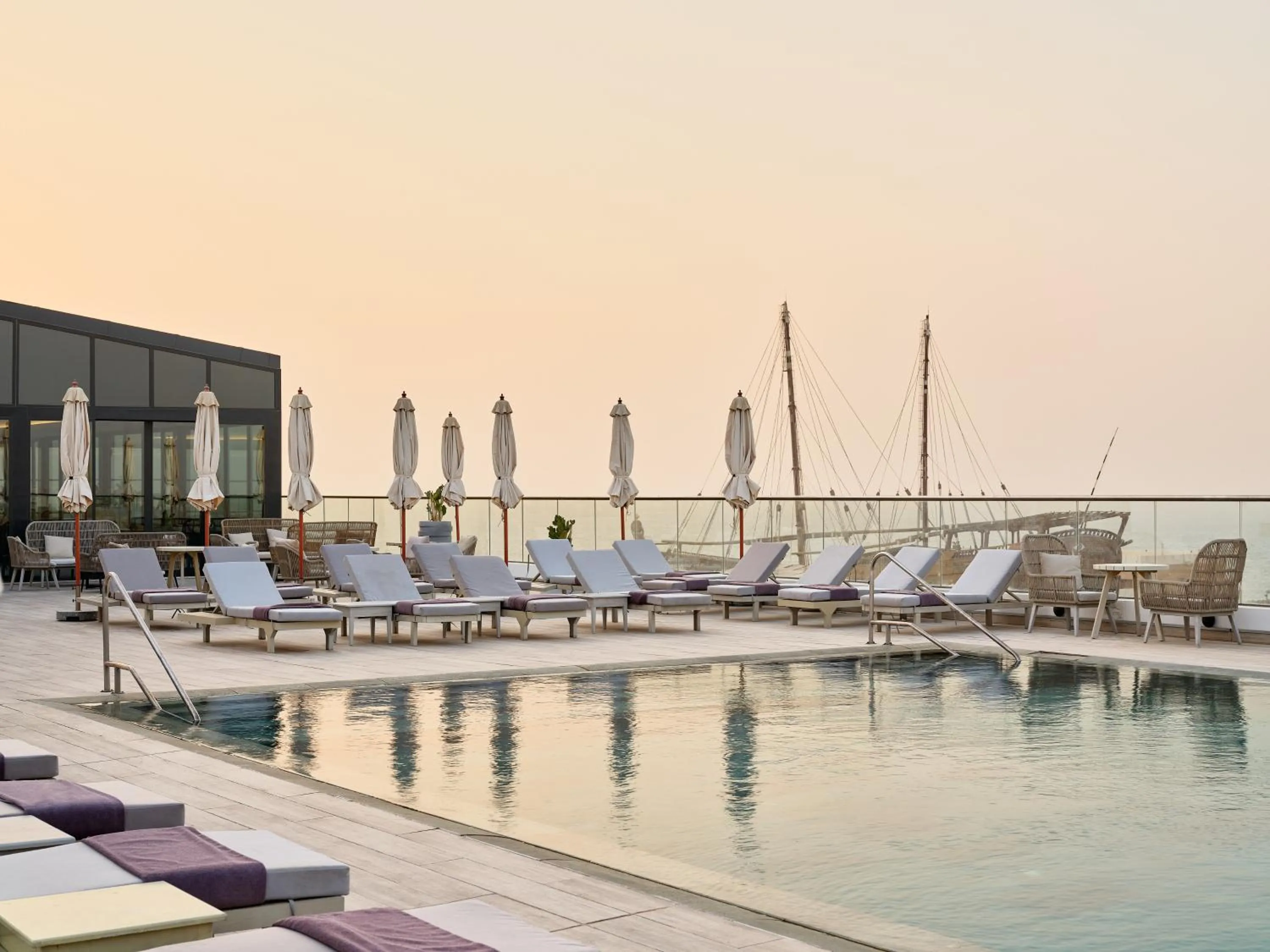 Swimming pool in Arabella Beach Hotel Kuwait, Vignette Collection by IHG