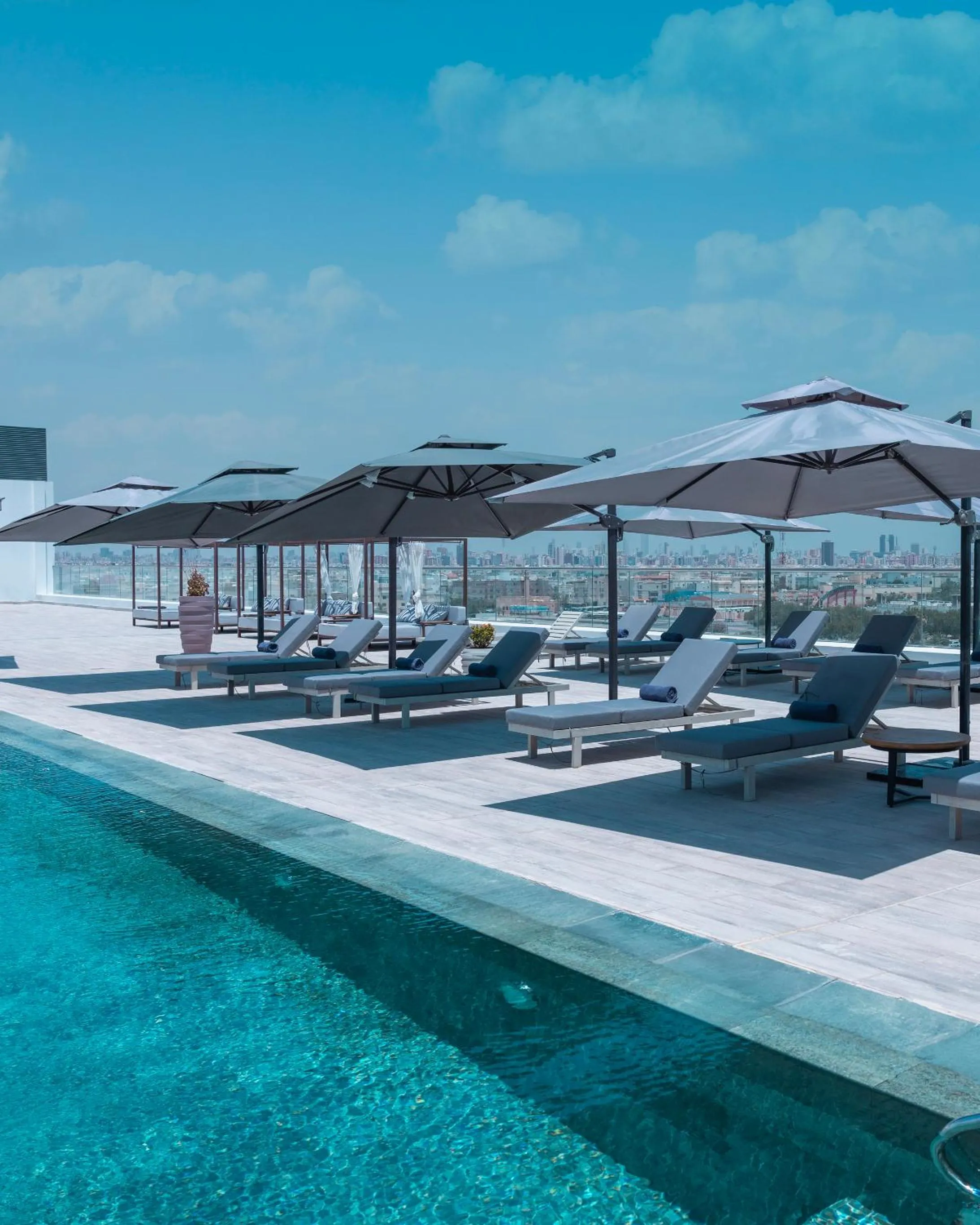 Pool view in Arabella Beach Hotel Kuwait, Vignette Collection by IHG